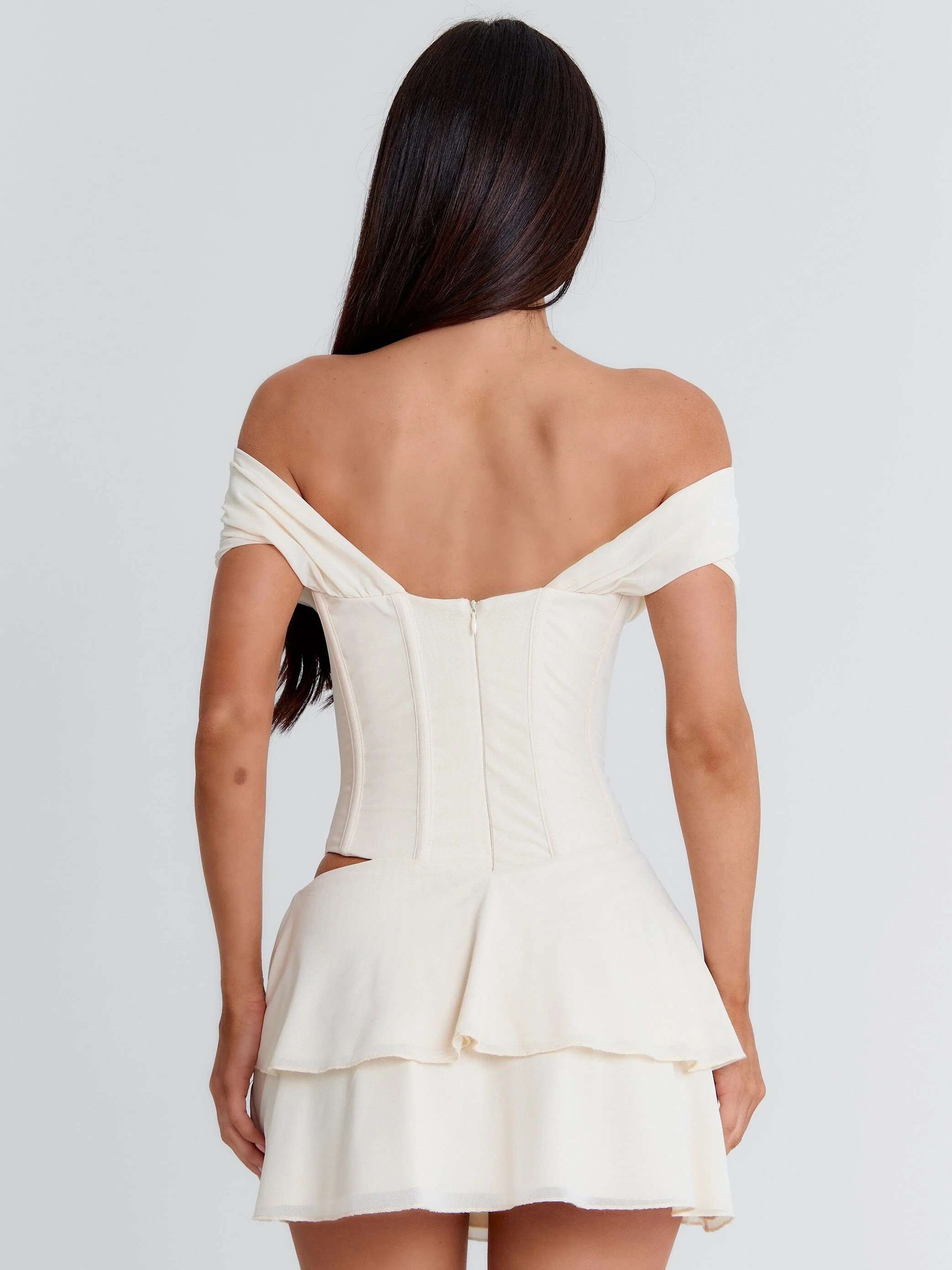 ADALYN MINI DRESS IVORY - Image 9