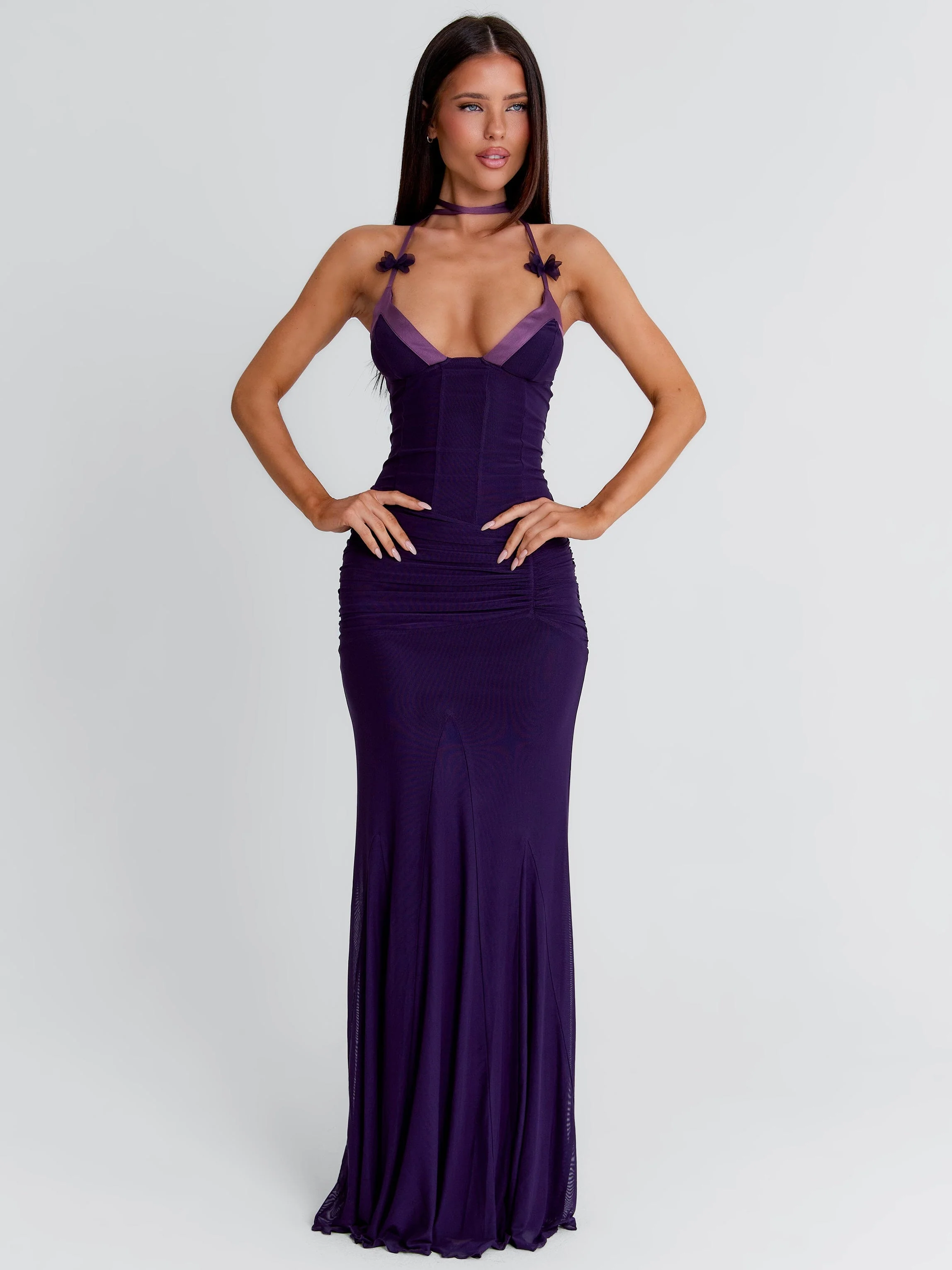 AILIANI MAXI DRESS PURPLE - Image 8
