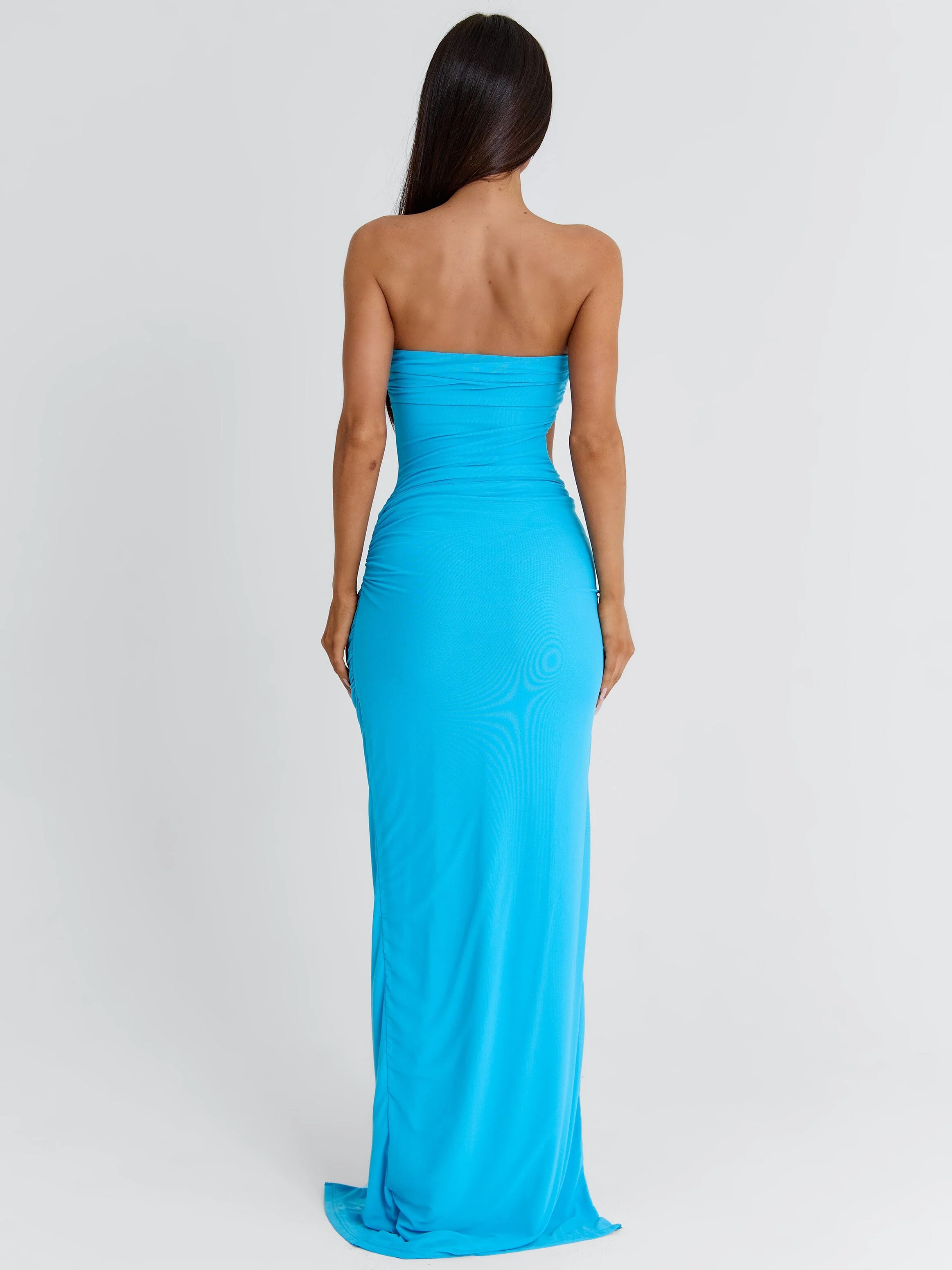 ALANNA MAXI DRESS BLUE - Image 8