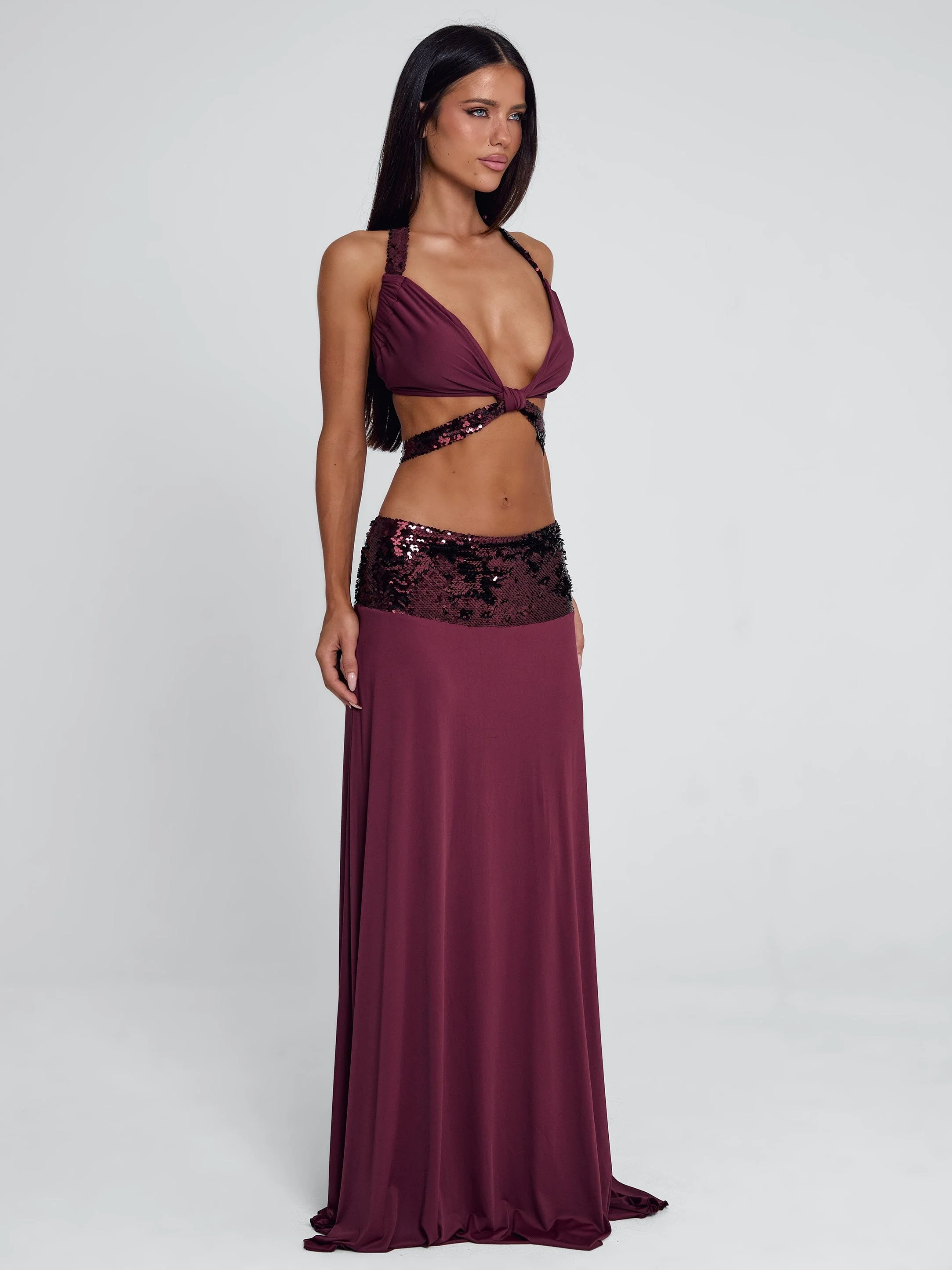 ALUNA TOP BURGUNDY - Image 6
