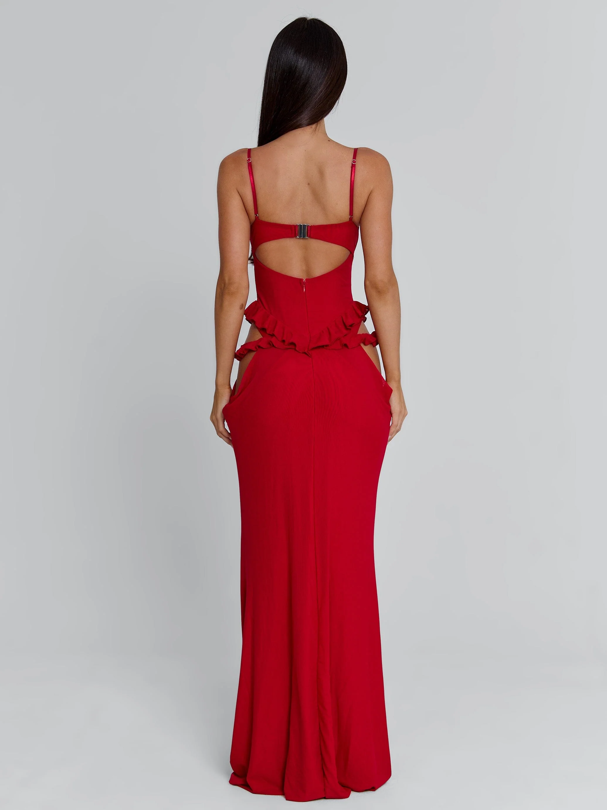 BECK MAXI DRESS RED - Image 8