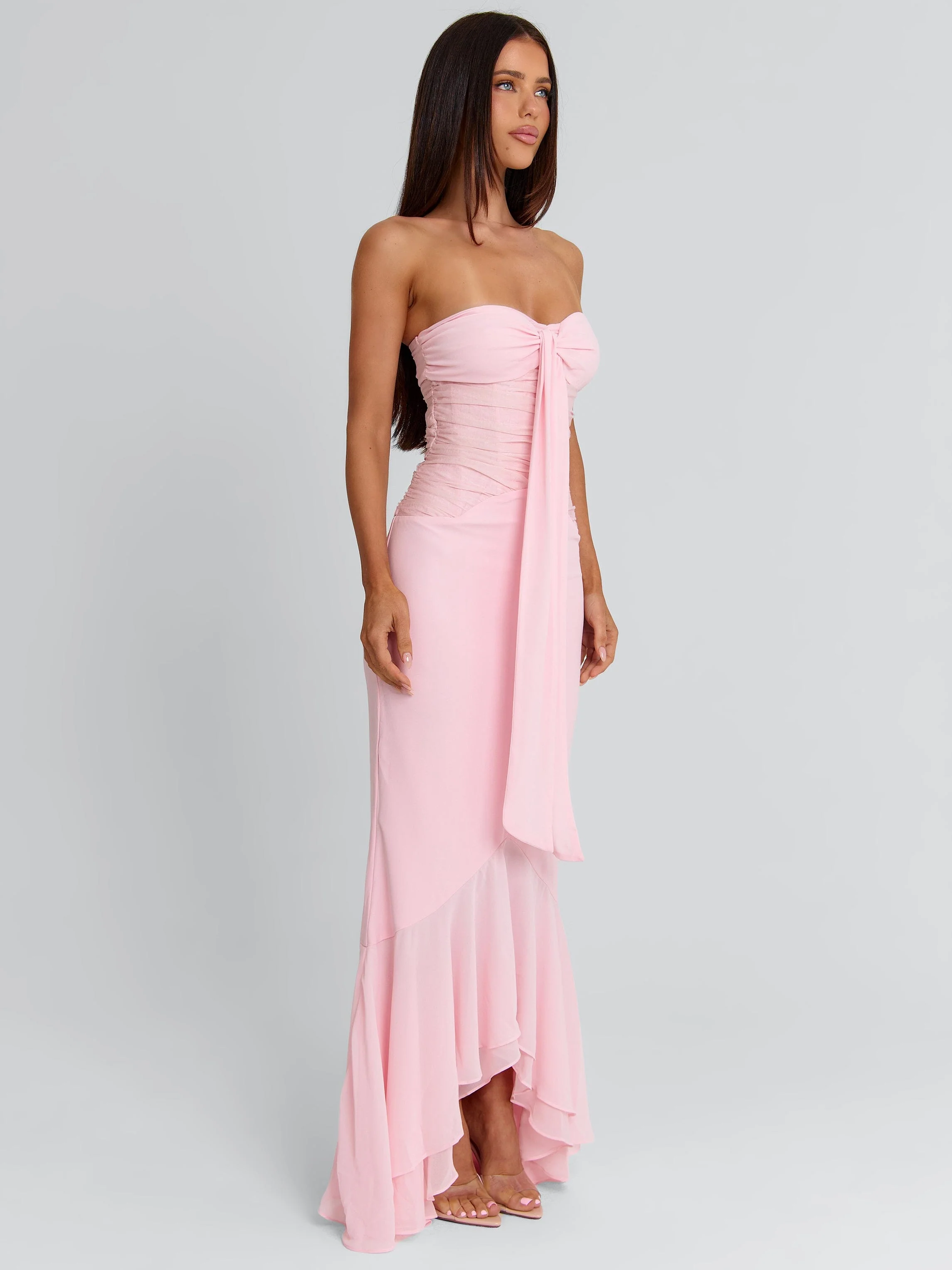 BELLA MAXI DRESS LIGHT PINK - Image 2