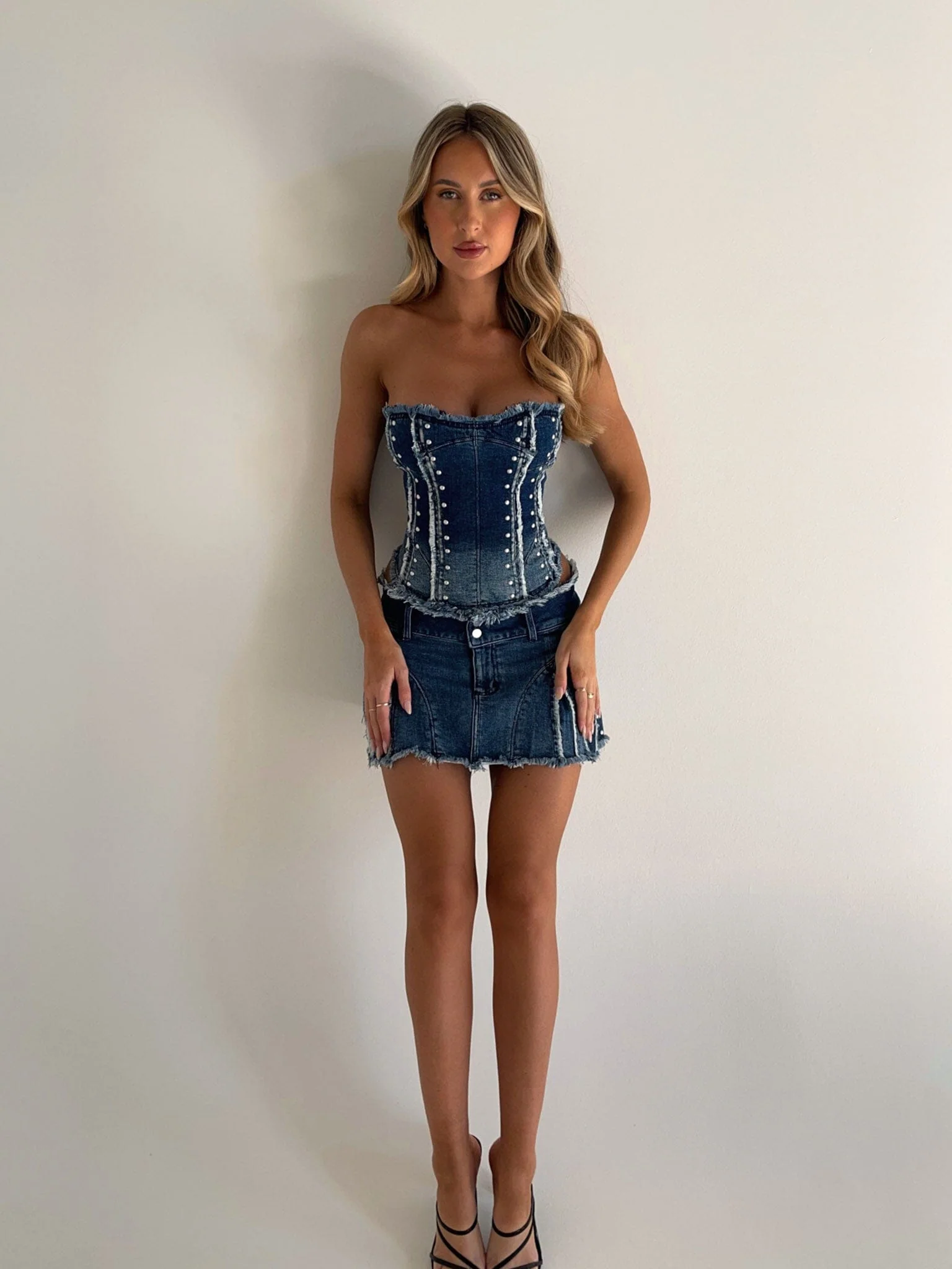 BENTLEY MINI SKIRT DENIM - Image 10