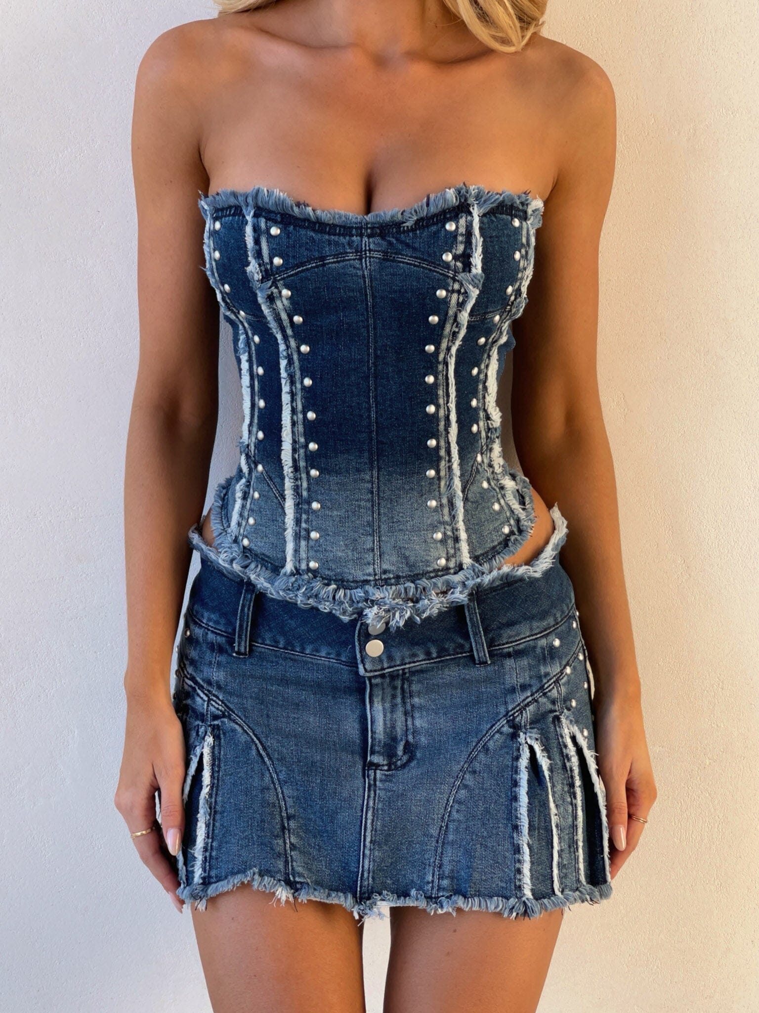 BENTLEY MINI SKIRT DENIM - Image 4