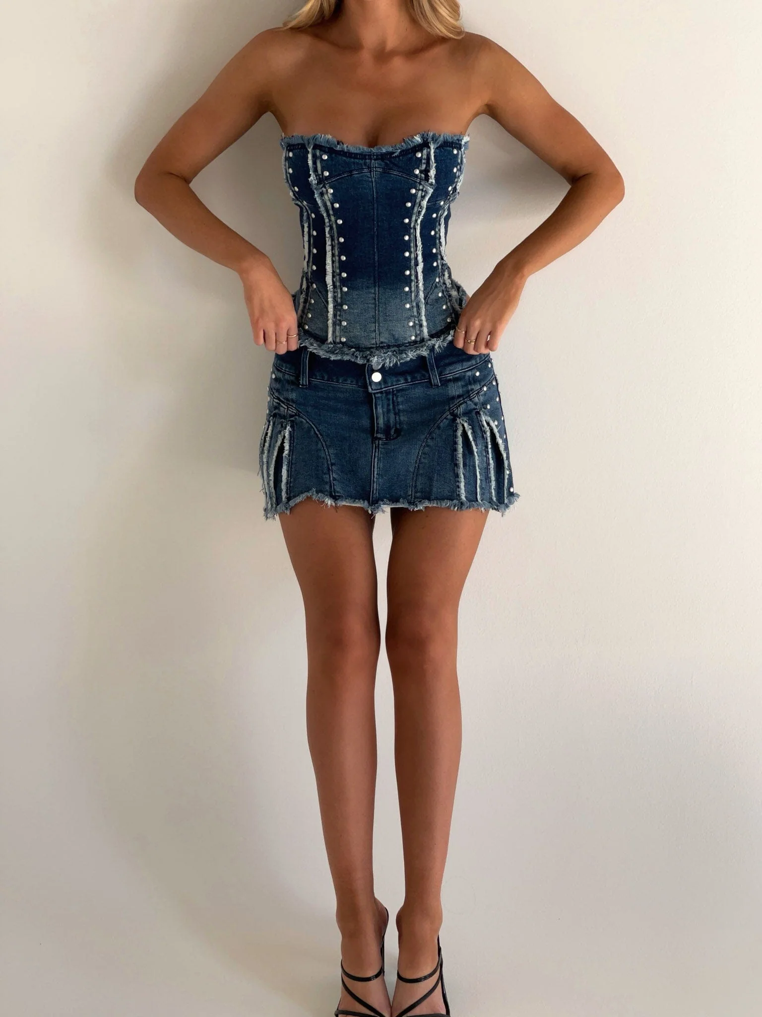 BENTLEY MINI SKIRT DENIM - Image 7
