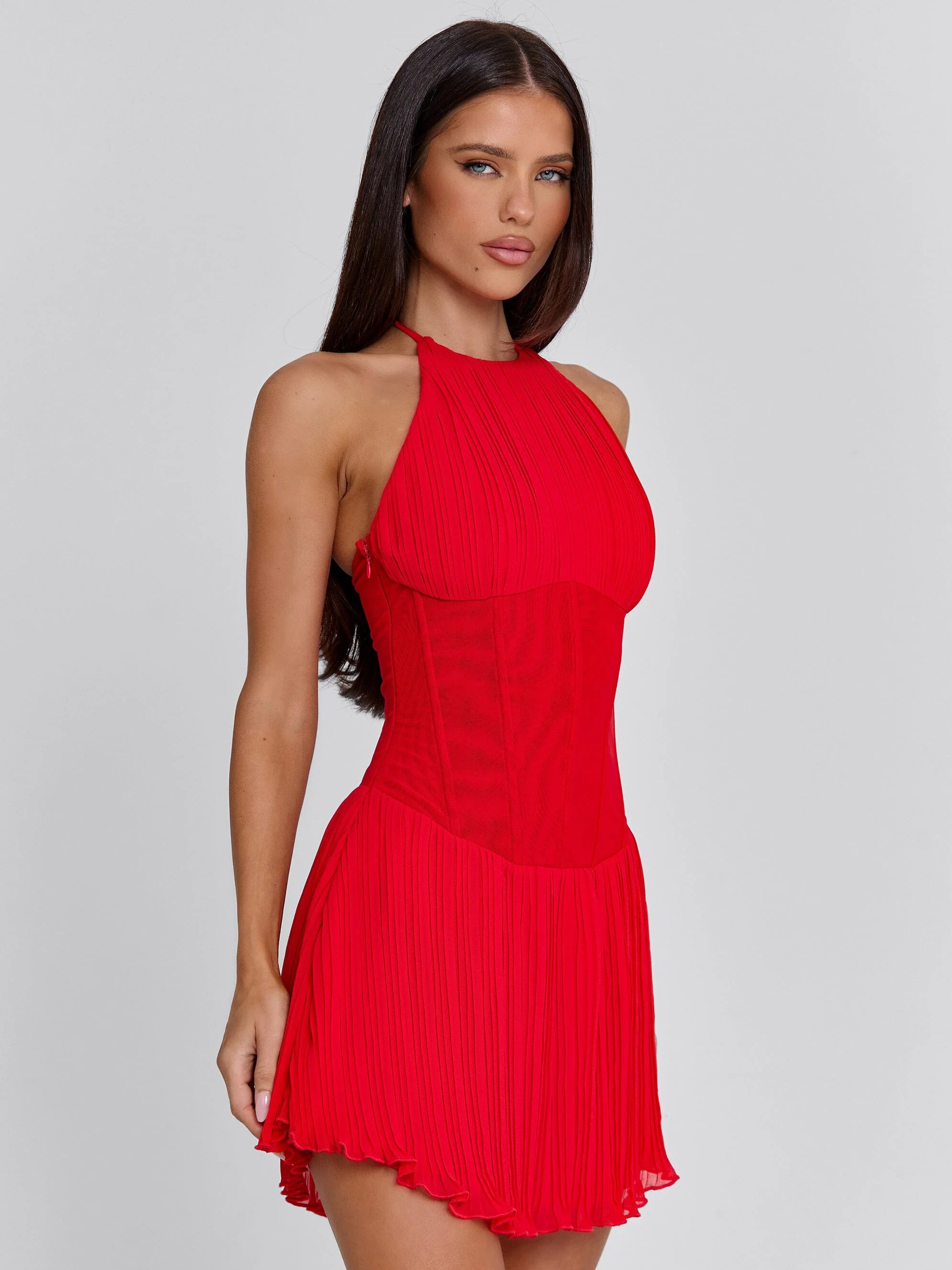 CALLA MINI DRESS RED - Image 5