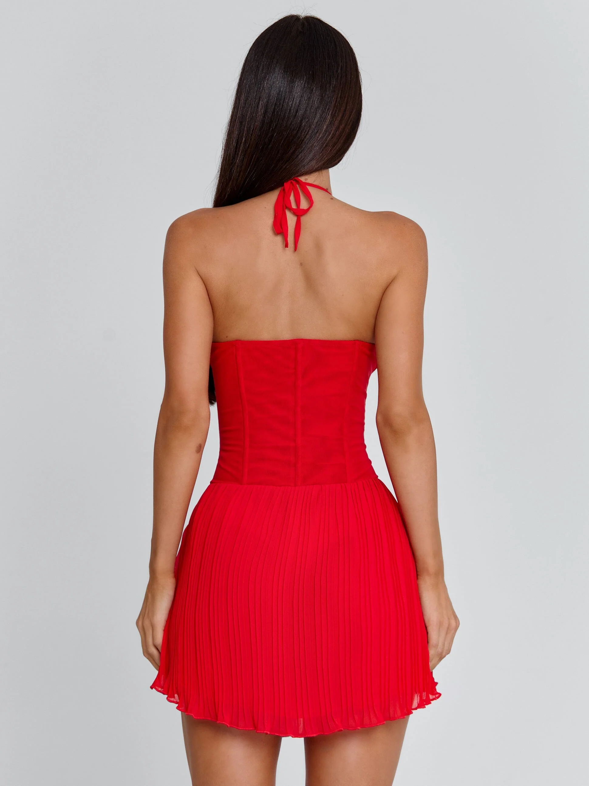 CALLA MINI DRESS RED - Image 6