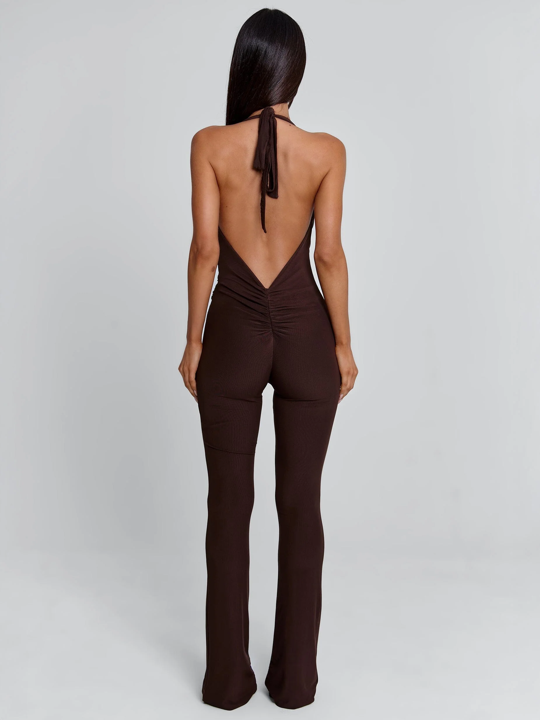 CARYS JUMPSUIT CHOCOLATE - Image 8