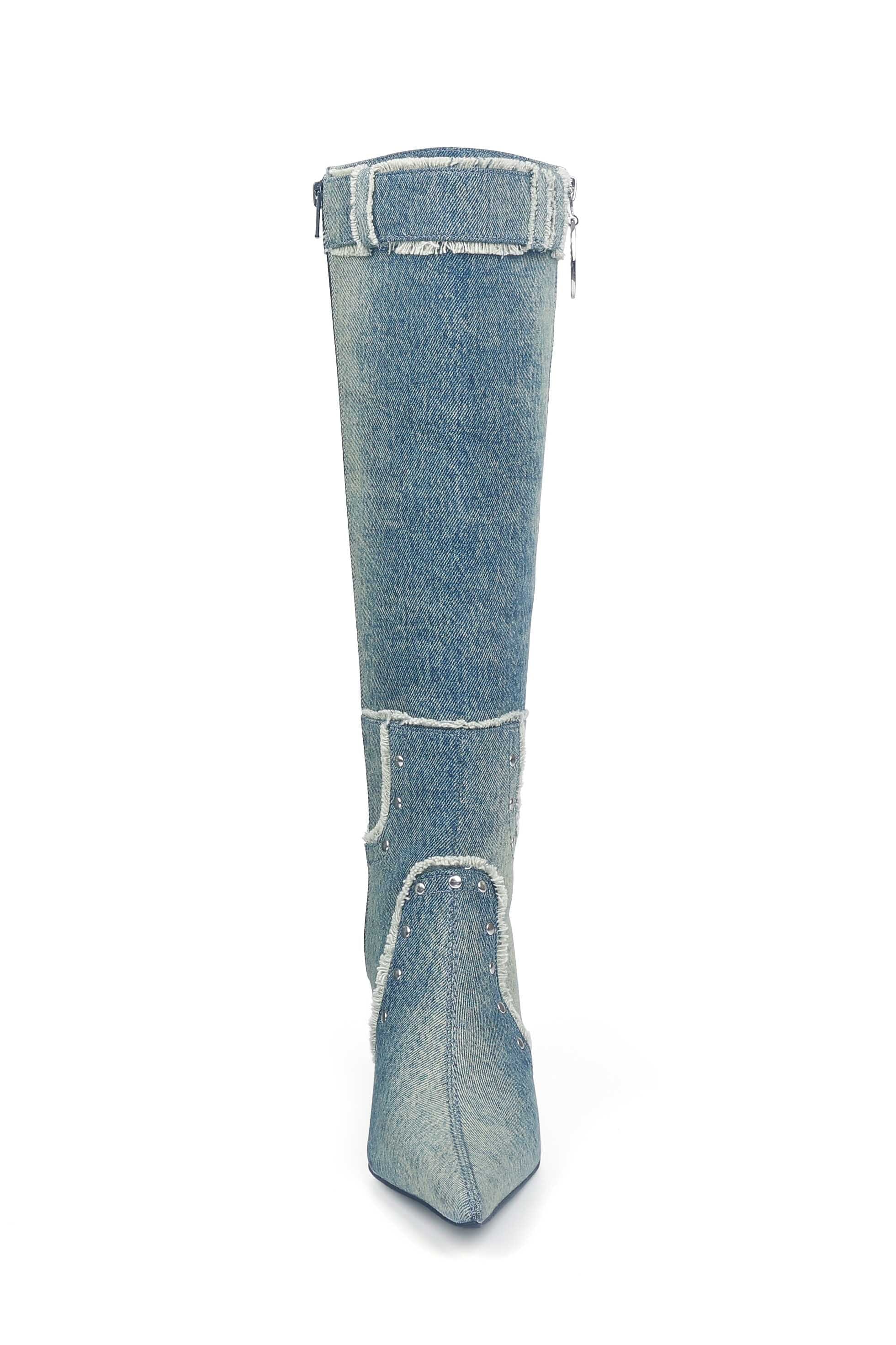 CINDY DENIM BOOTS - Image 9