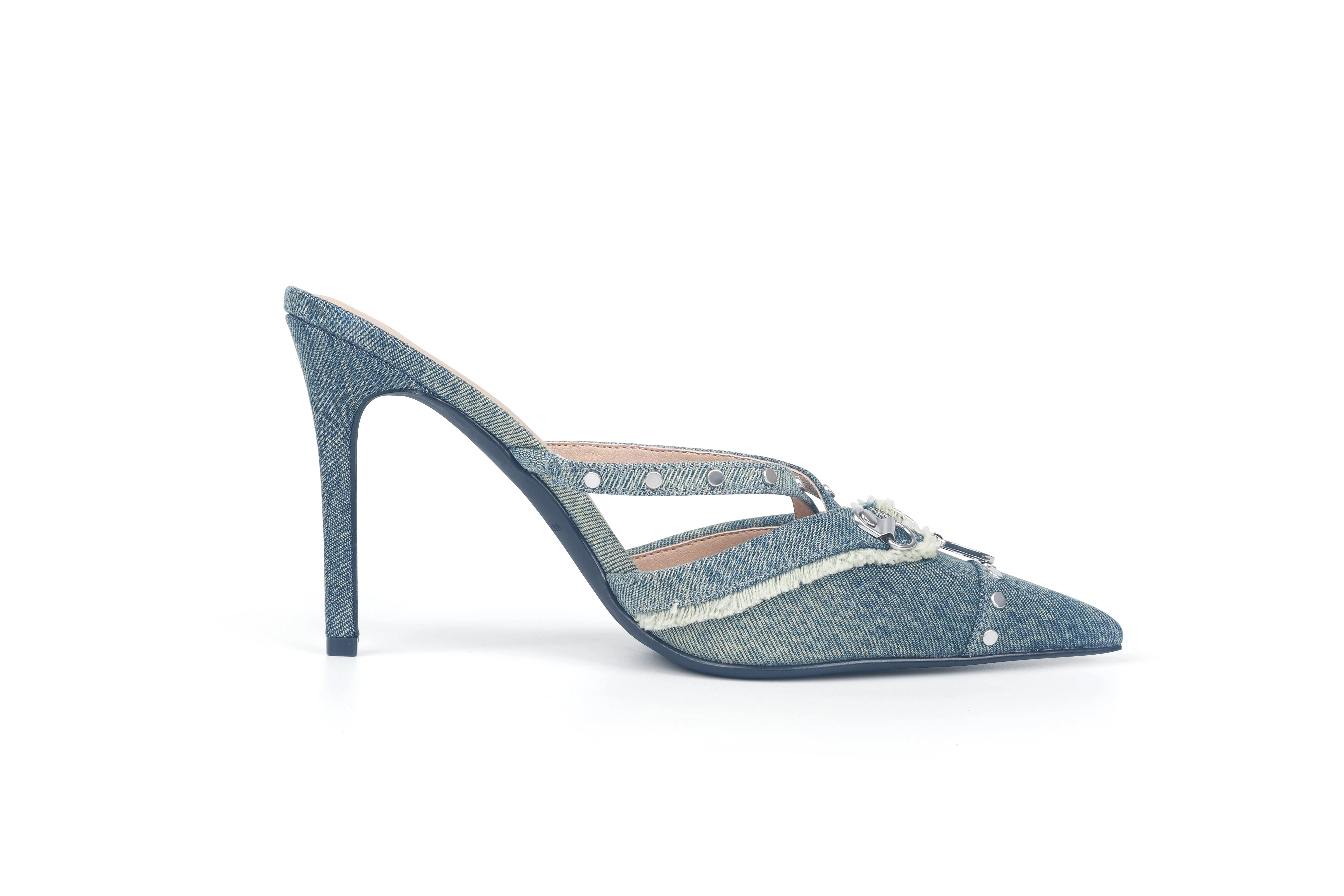 CINDY DENIM HEELS - Image 11