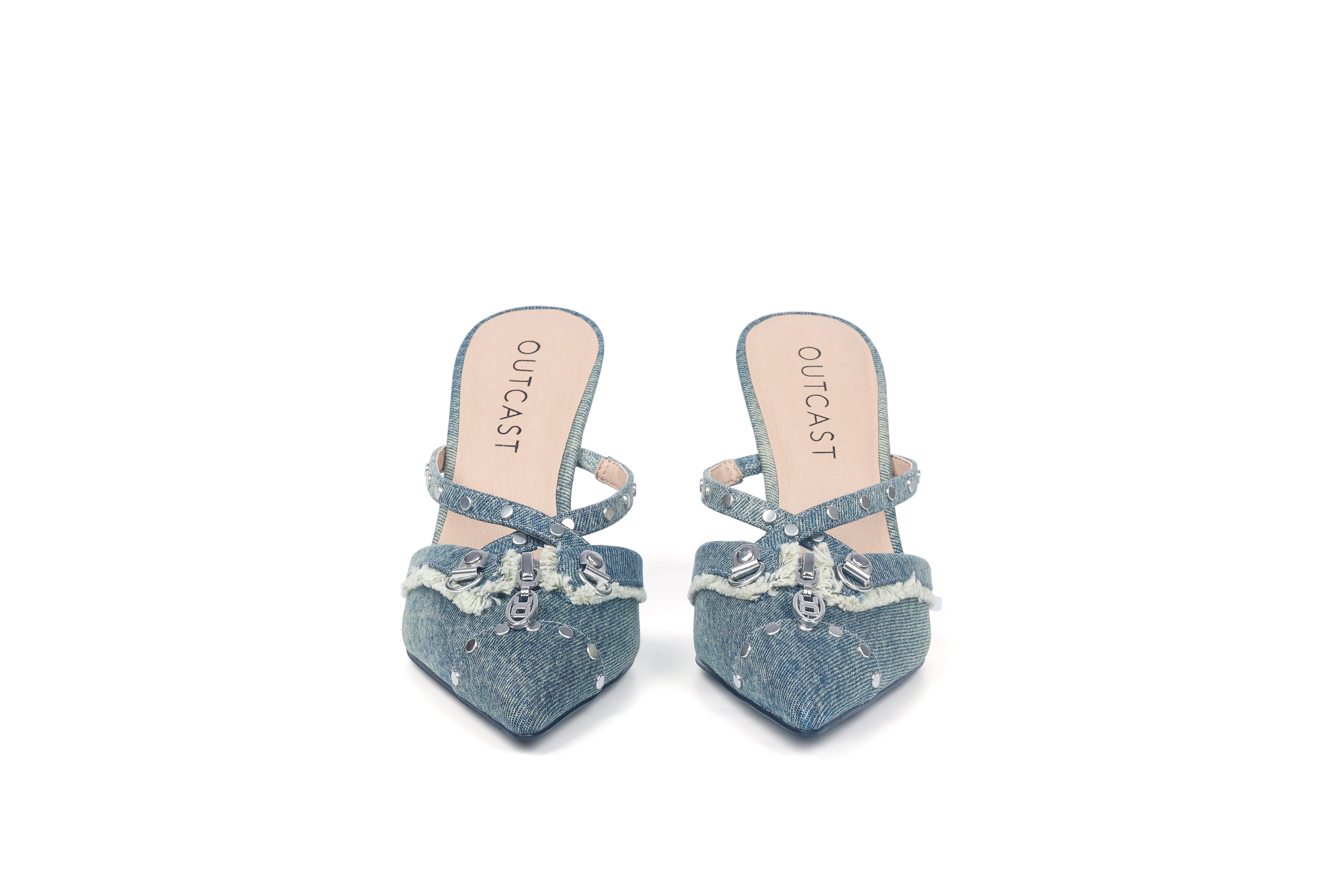 CINDY DENIM HEELS - Image 3