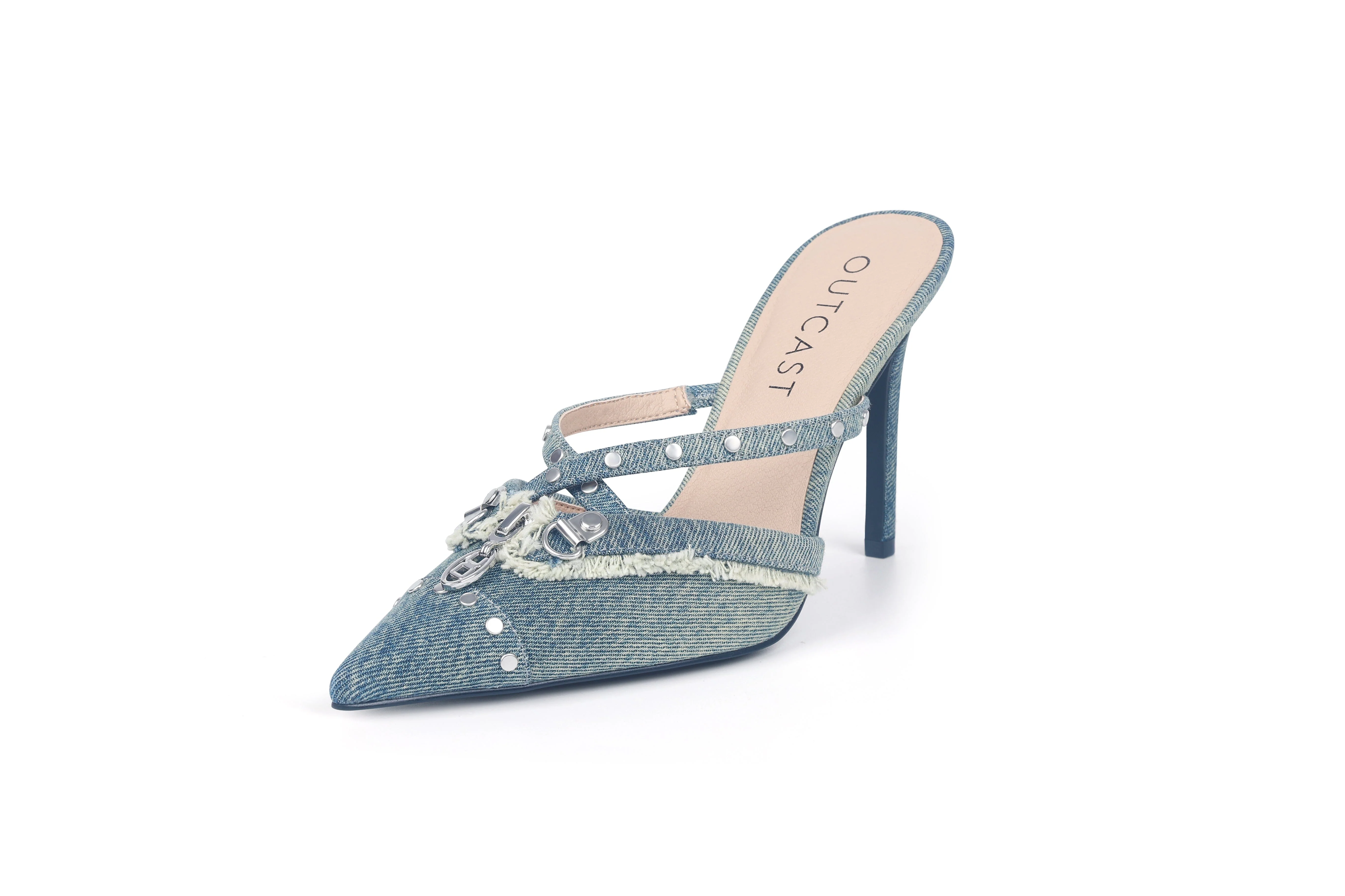 CINDY DENIM HEELS - Image 8