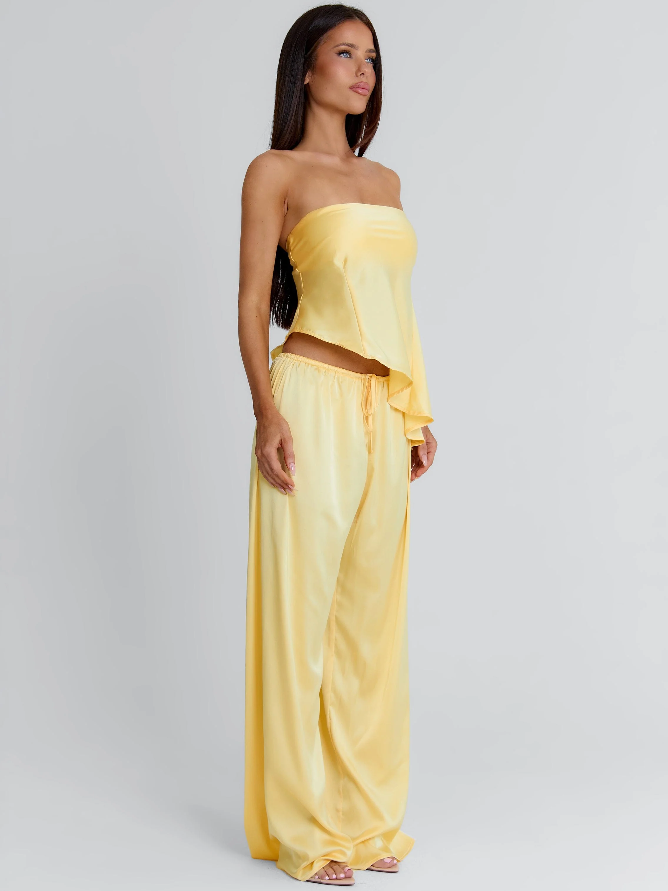 CLOVELLY SATIN TOP YELLOW - Image 7