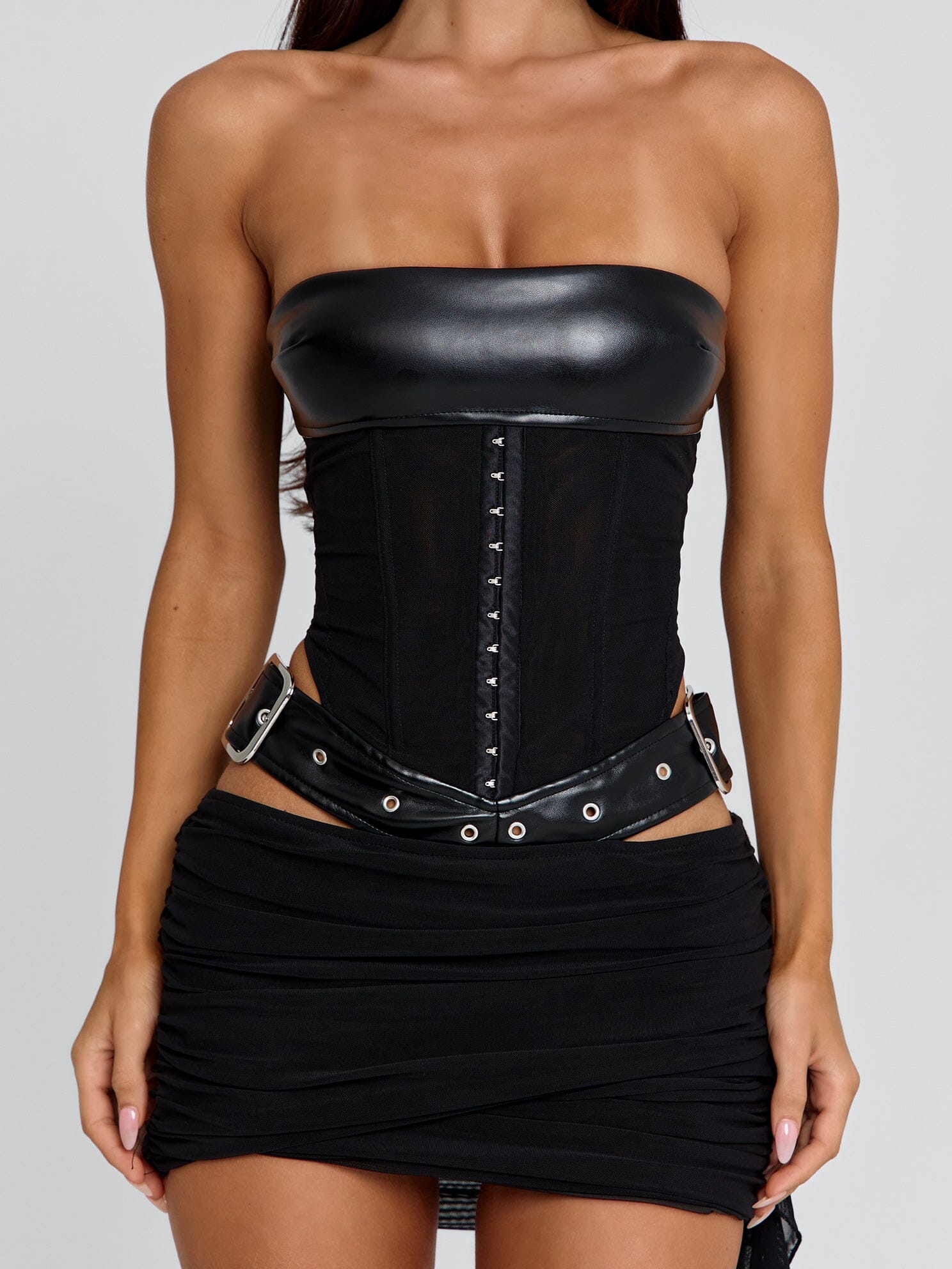DESIREE MINI DRESS BLACK - Image 3