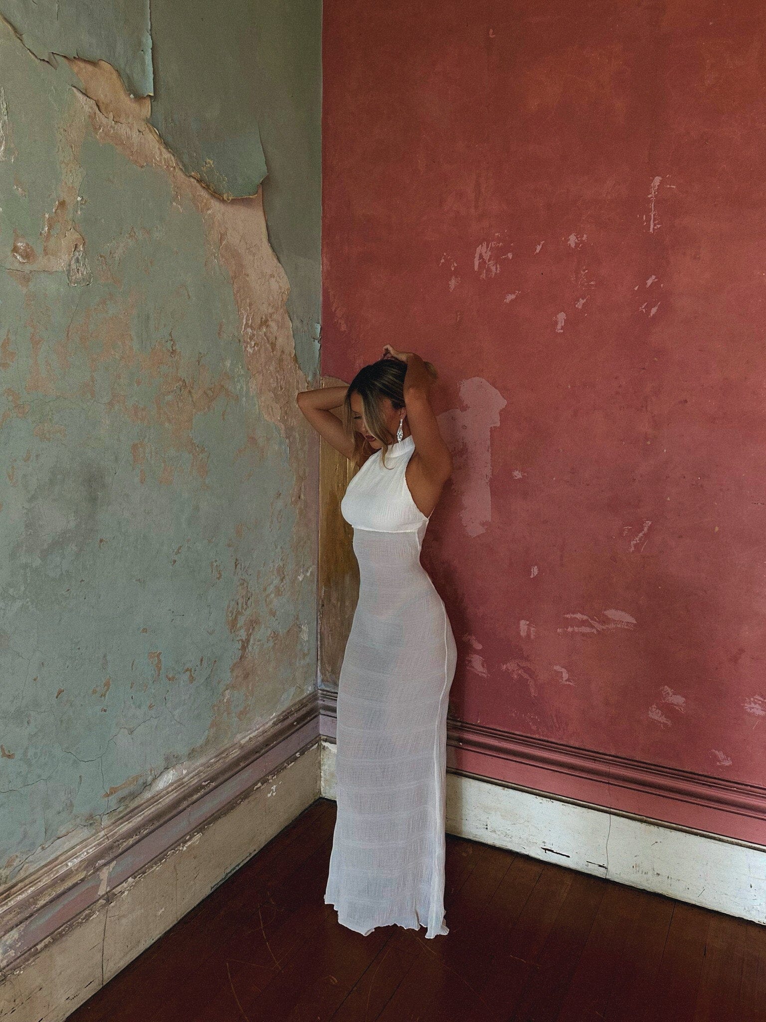 DIANA MAXI DRESS IVORY - Image 3