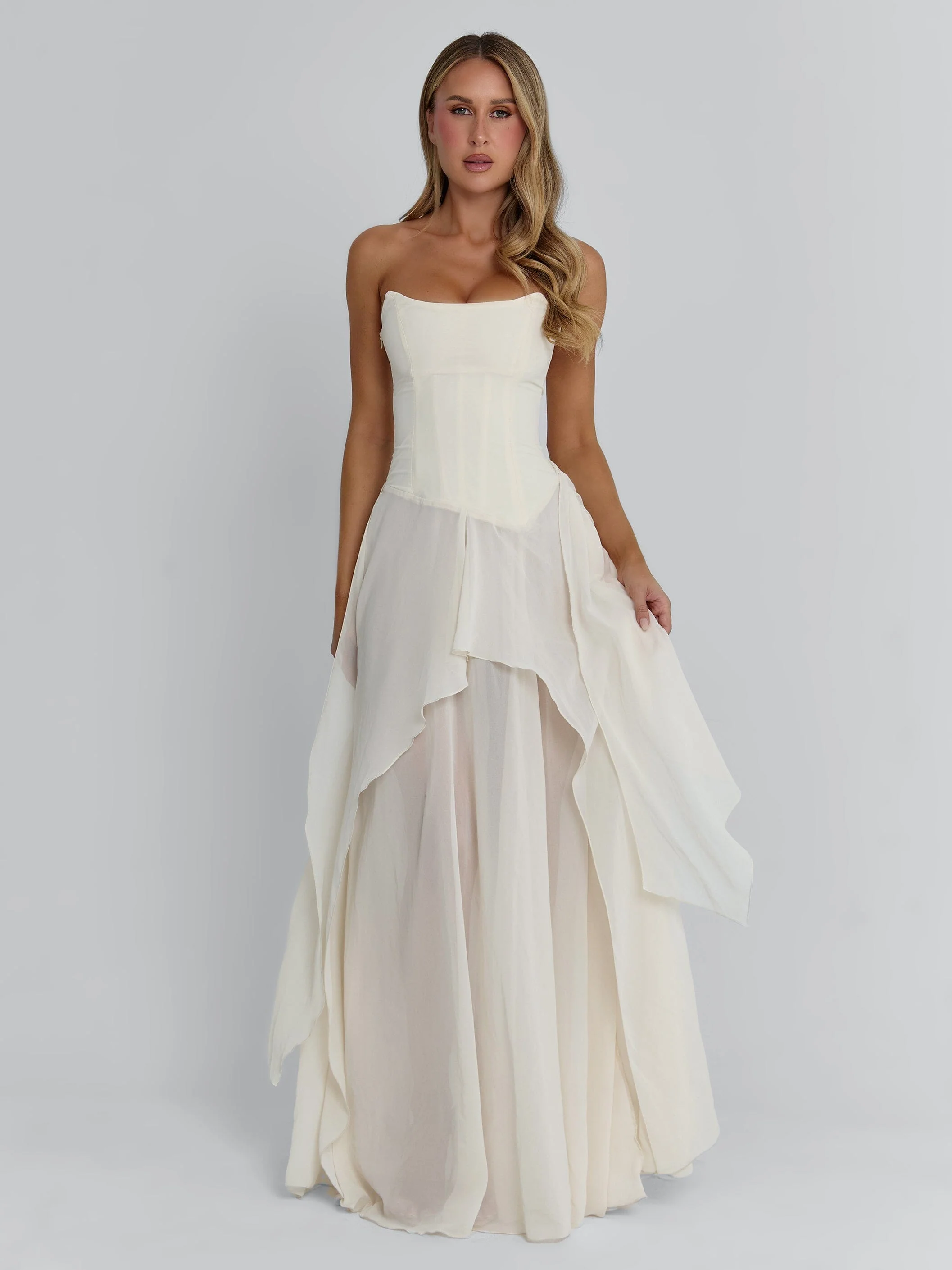 EISLEY MAXI DRESS IVORY - Image 2