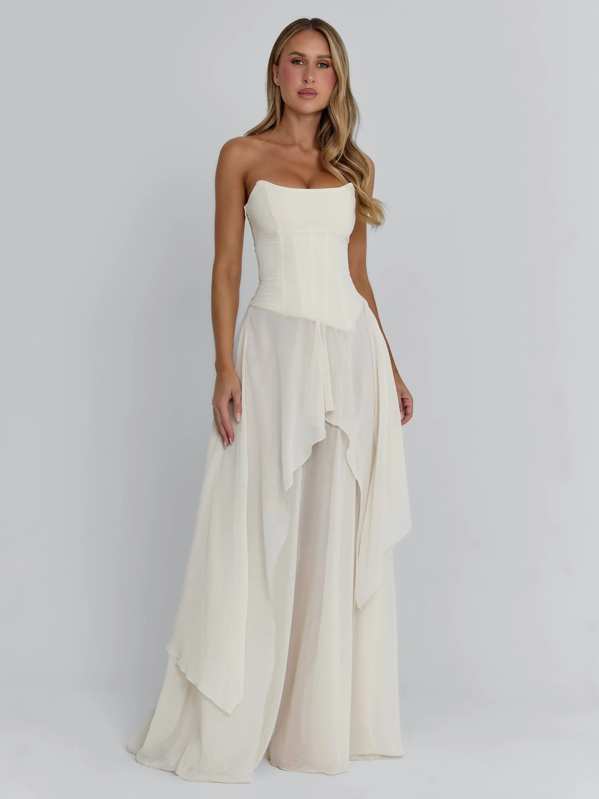 EISLEY MAXI DRESS IVORY - Image 3