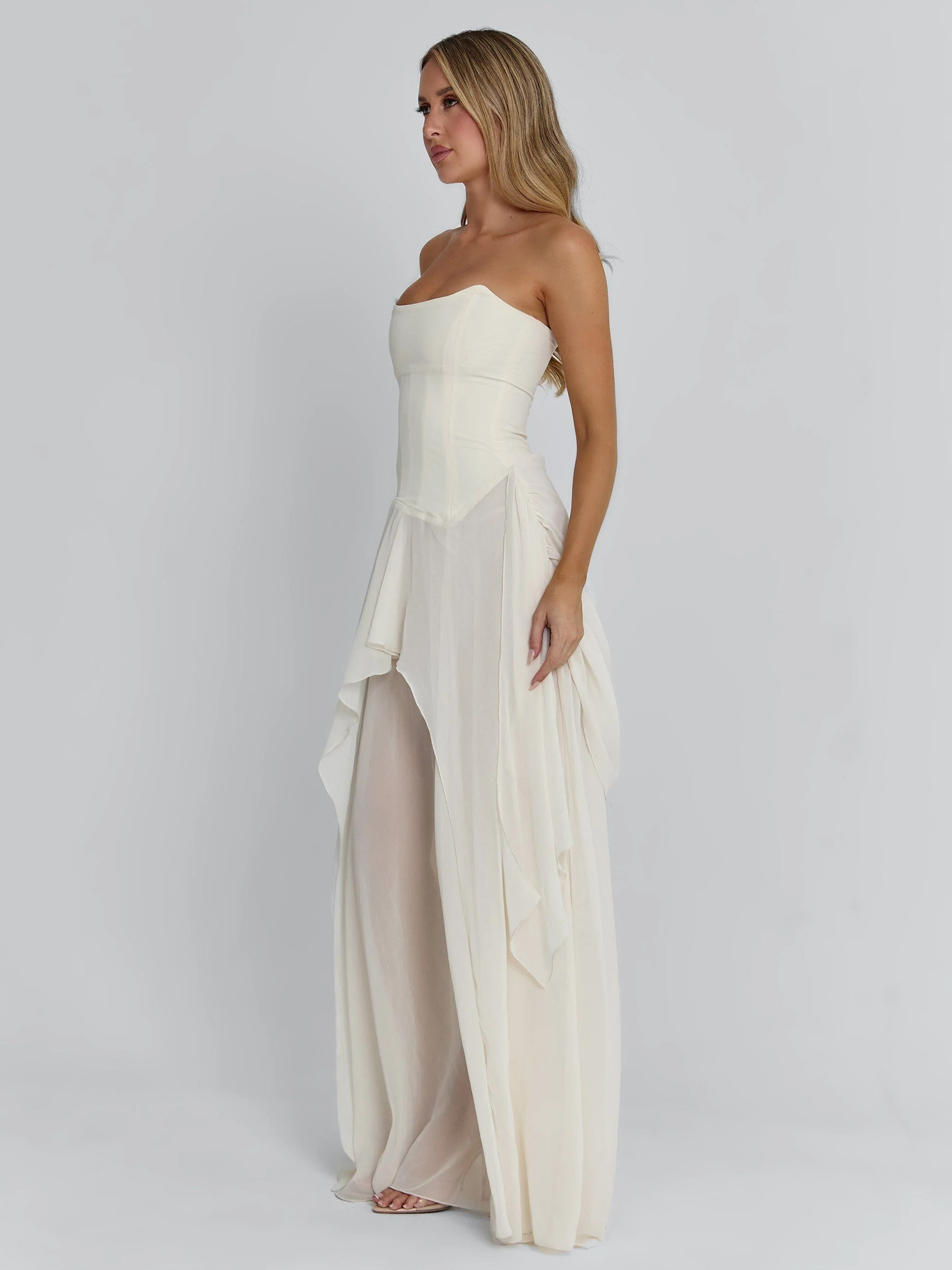 EISLEY MAXI DRESS IVORY - Image 5