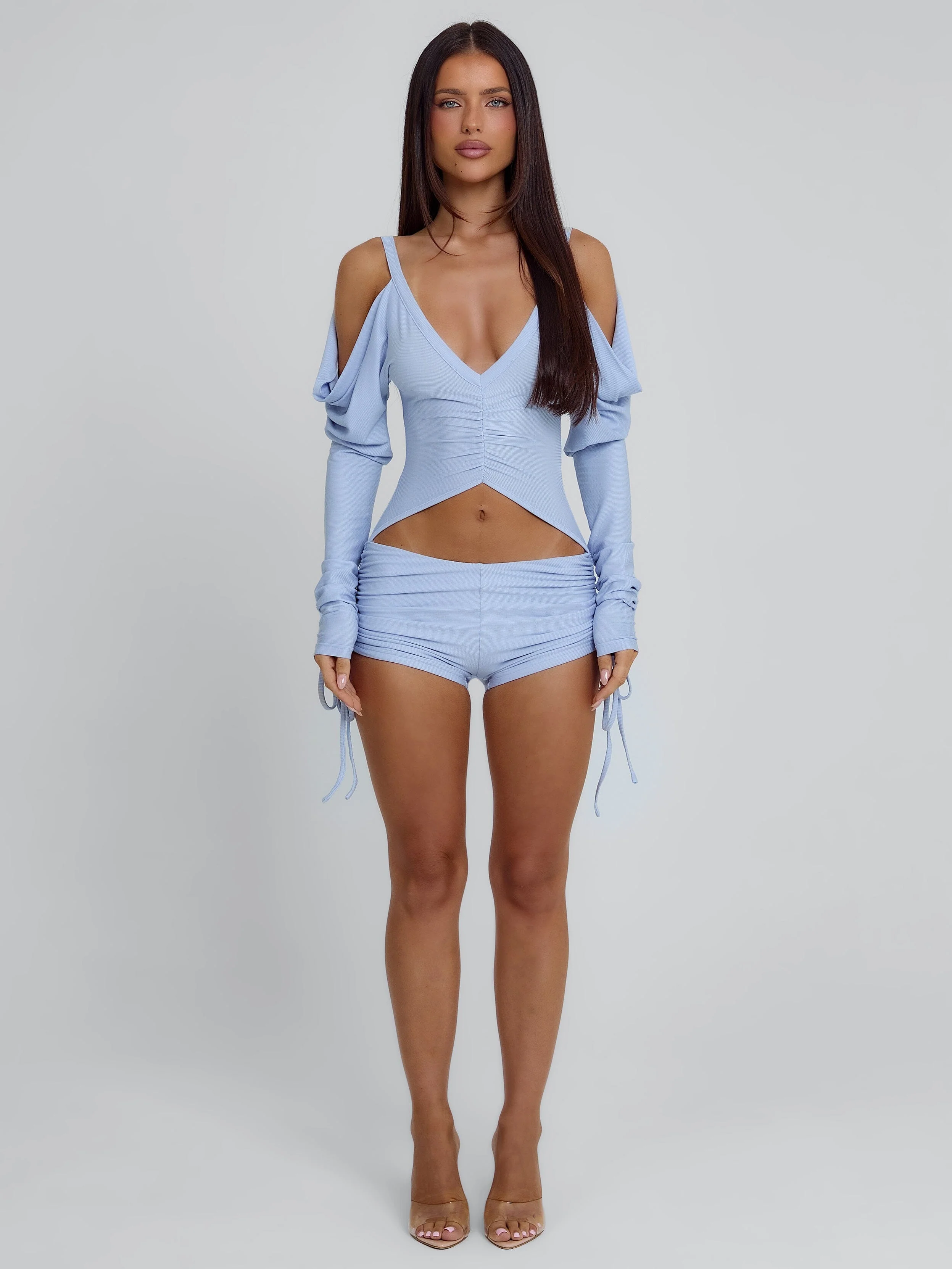 ELANI PLAYSUIT BLUE - Image 5
