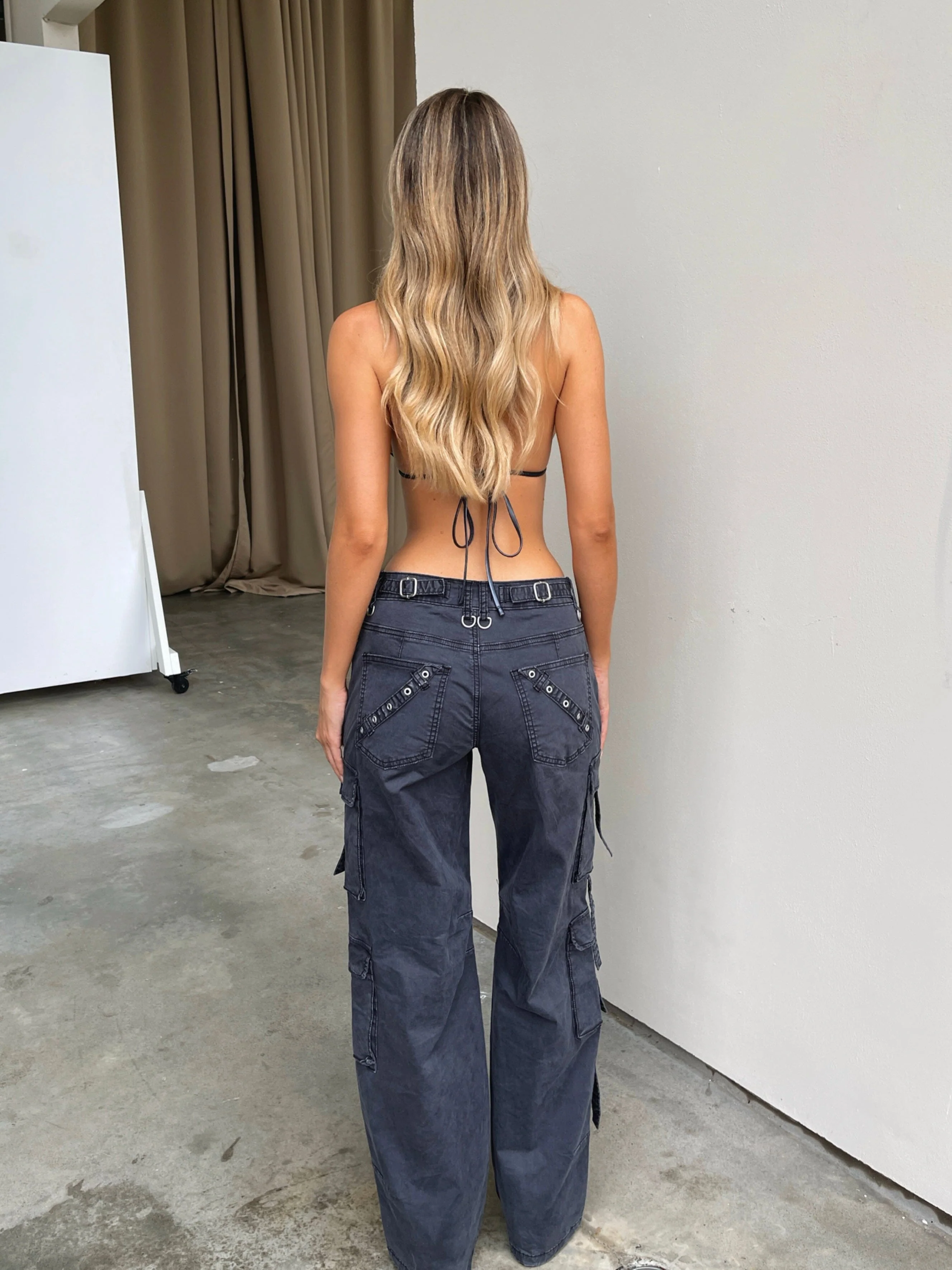 ELECTRIC CARGO PANT WASHED BLACK - Image 4