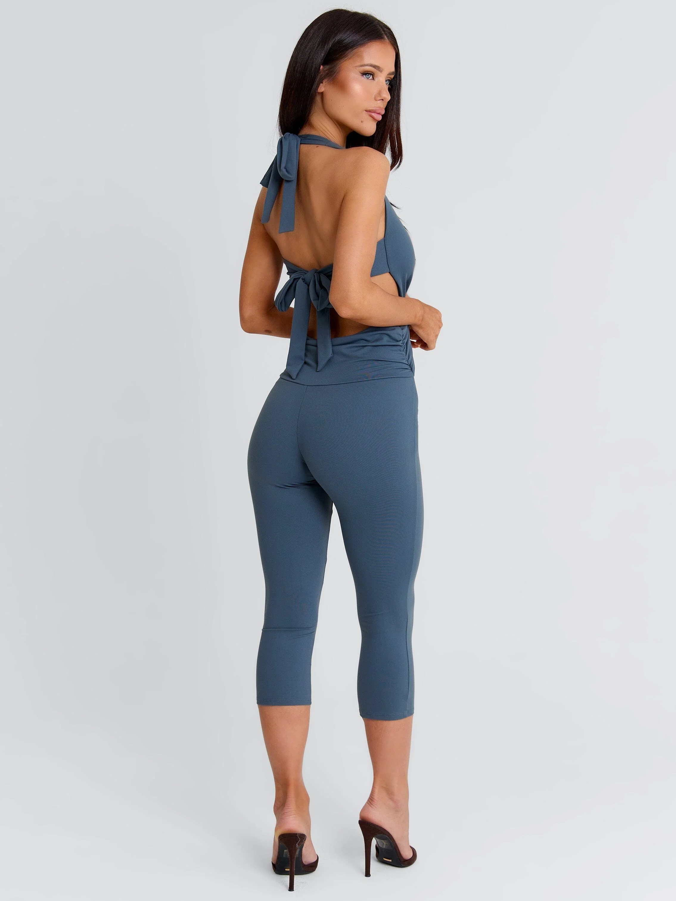 EUGENIA CAPRI JUMPSUIT SLATE - Image 10