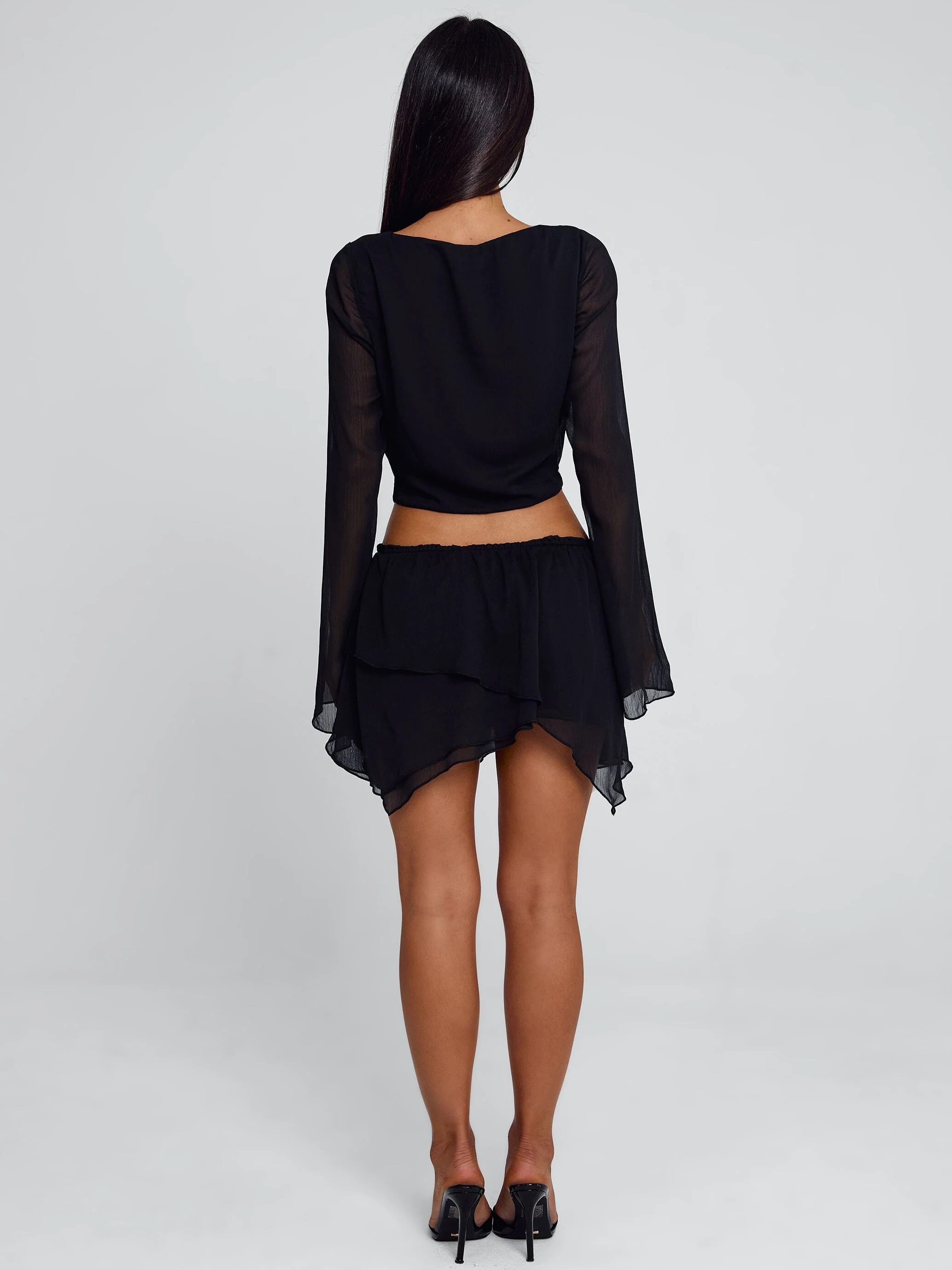 FEENA MINI DRESS BLACK - Image 7