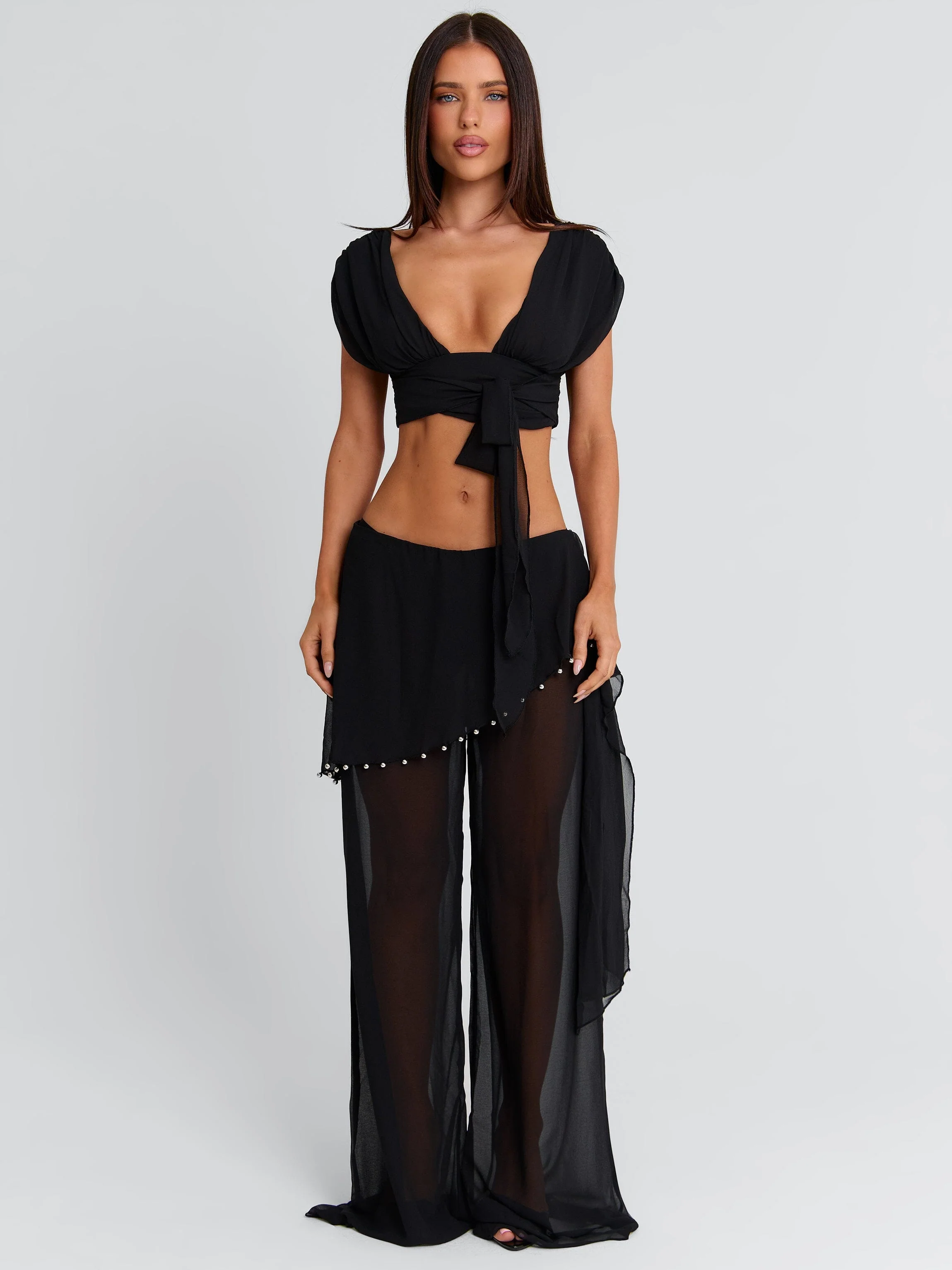 HAILLIE TOP BLACK - Image 2