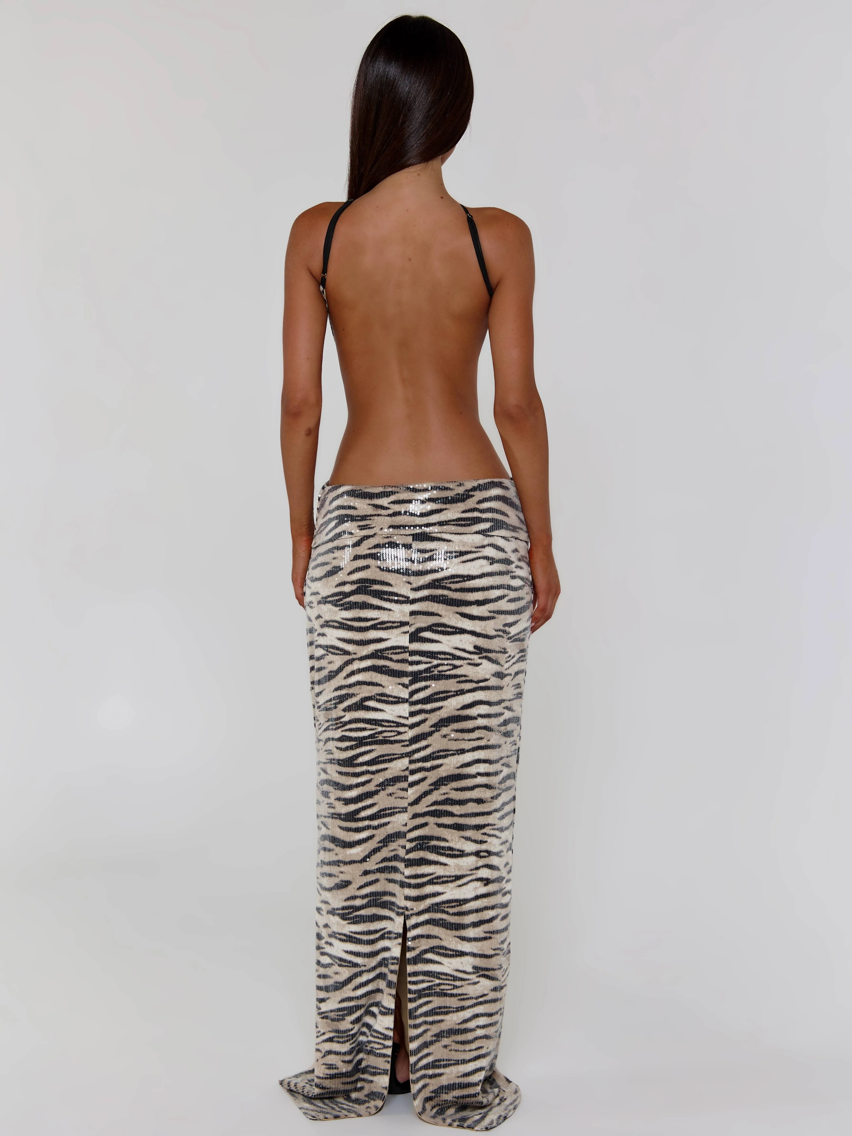 HITHER MAXI DRESS ZEBRA - Image 5