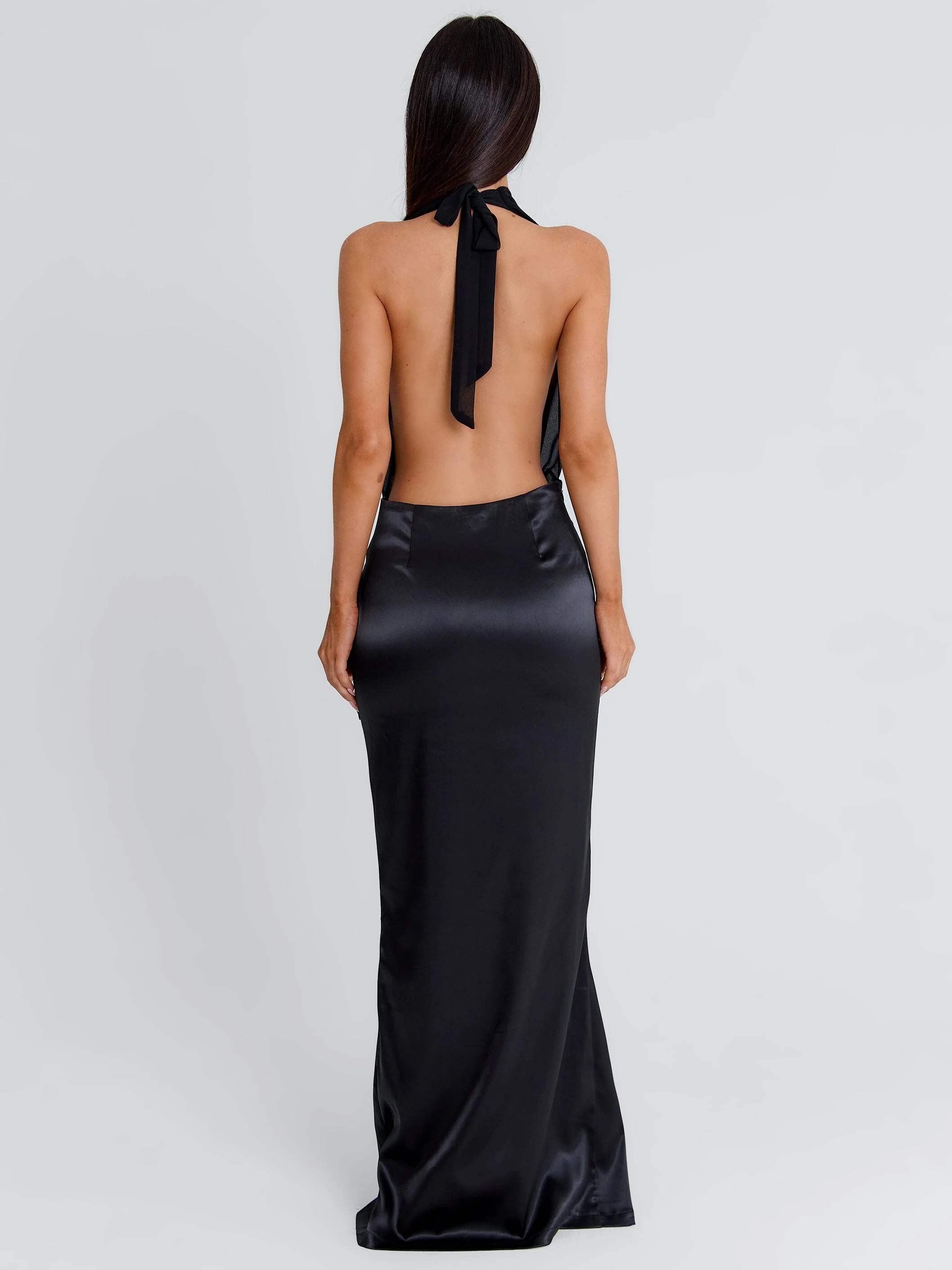 ISHA MAXI DRESS BLACK - Image 10