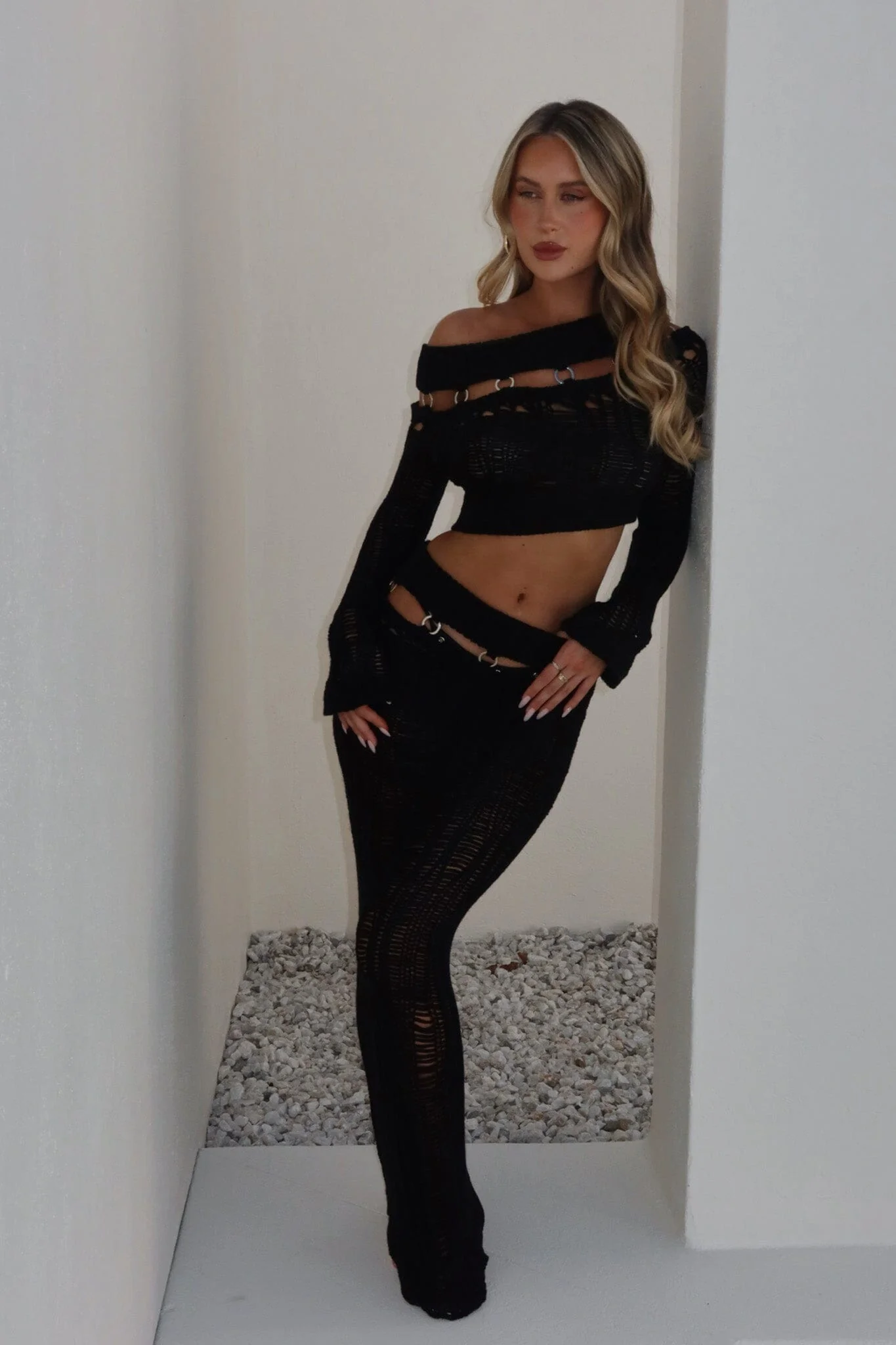 JEZEBEL MAXI SKIRT BLACK - Image 7