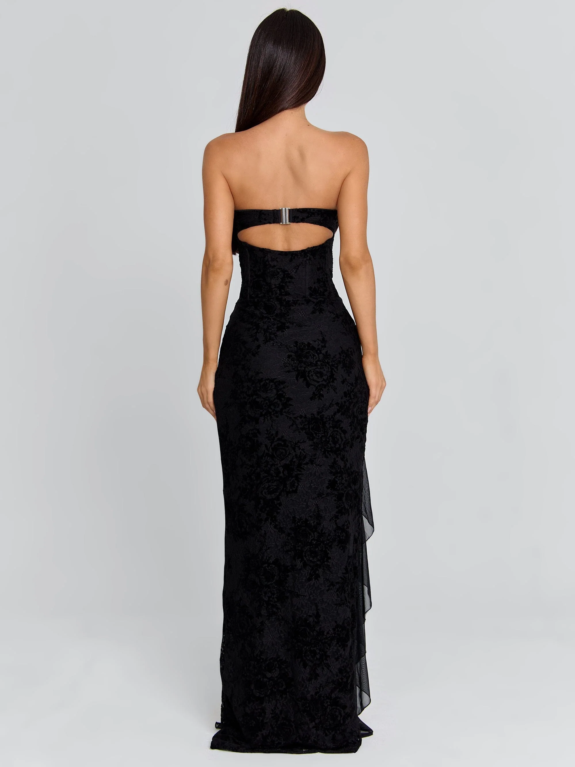 JULIAN MAXI DRESS BLACK - Image 5