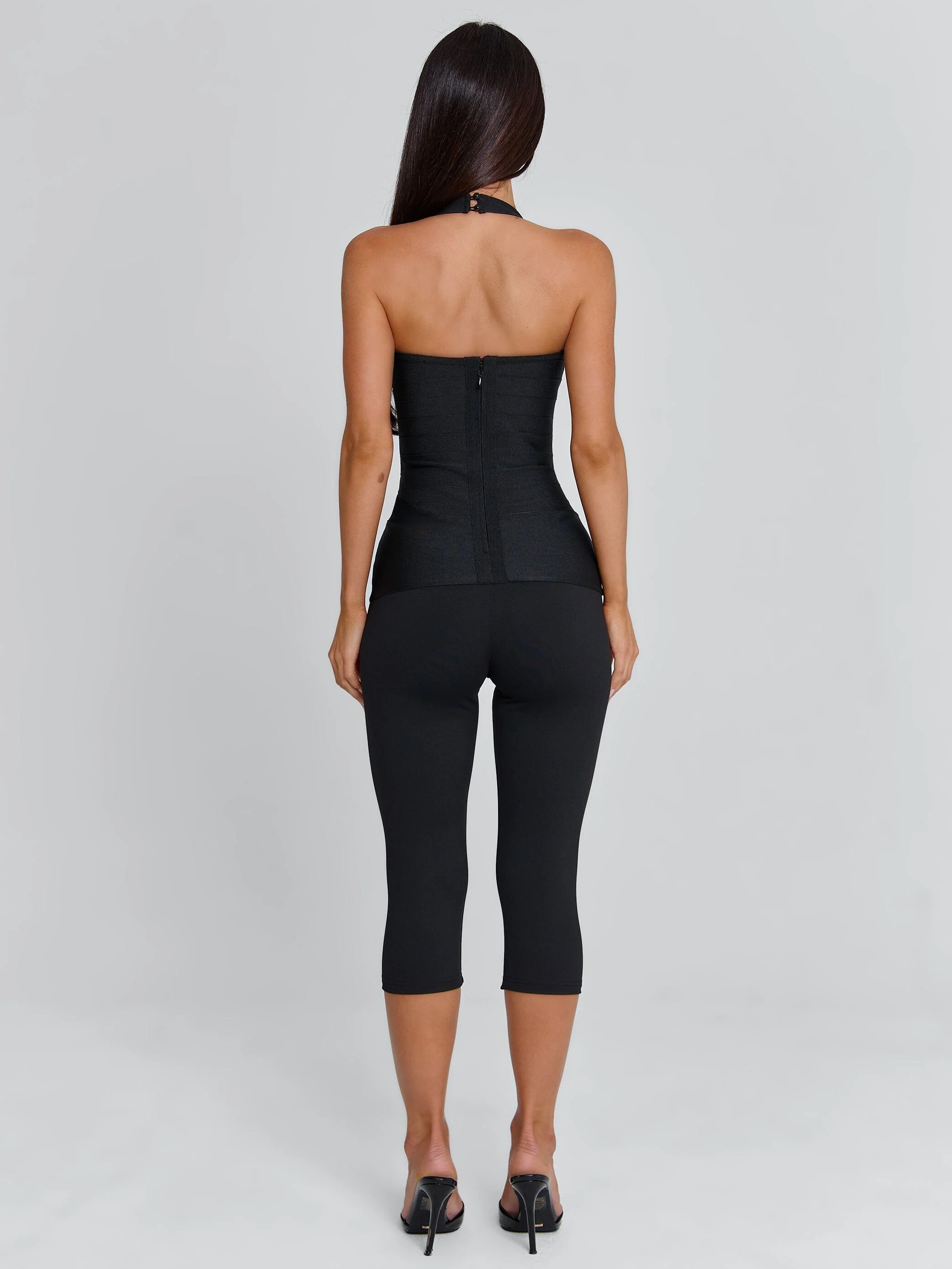 KARNE CAPRI JUMPSUIT BLACK - Image 7