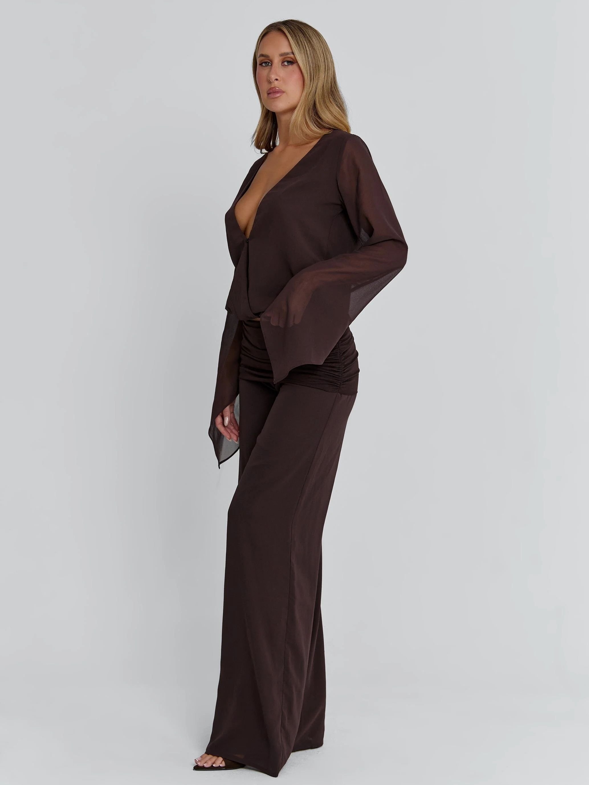 LENNA TOP CHOCOLATE - Image 4