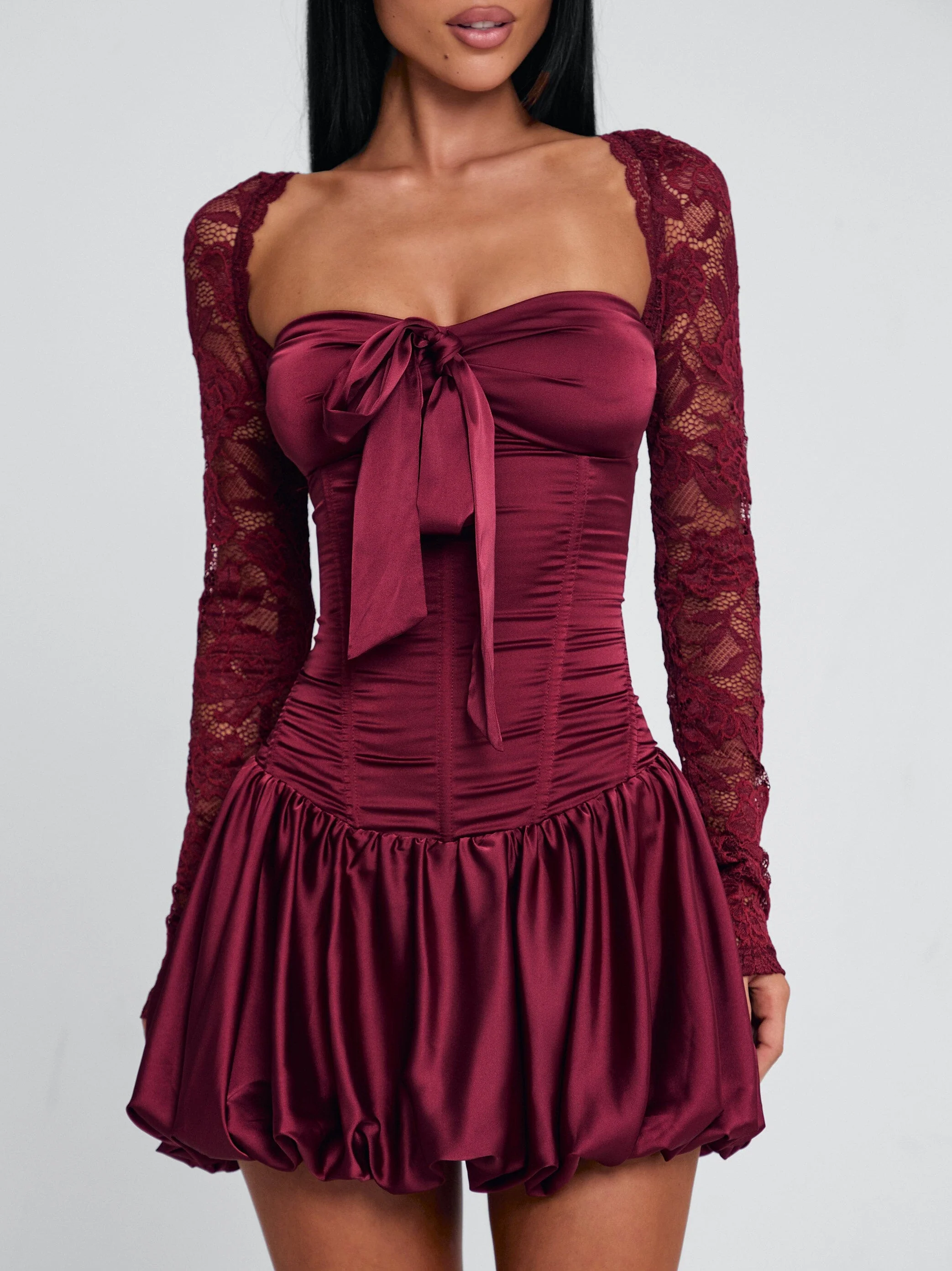 LEVIANA MINI DRESS RED - Image 5