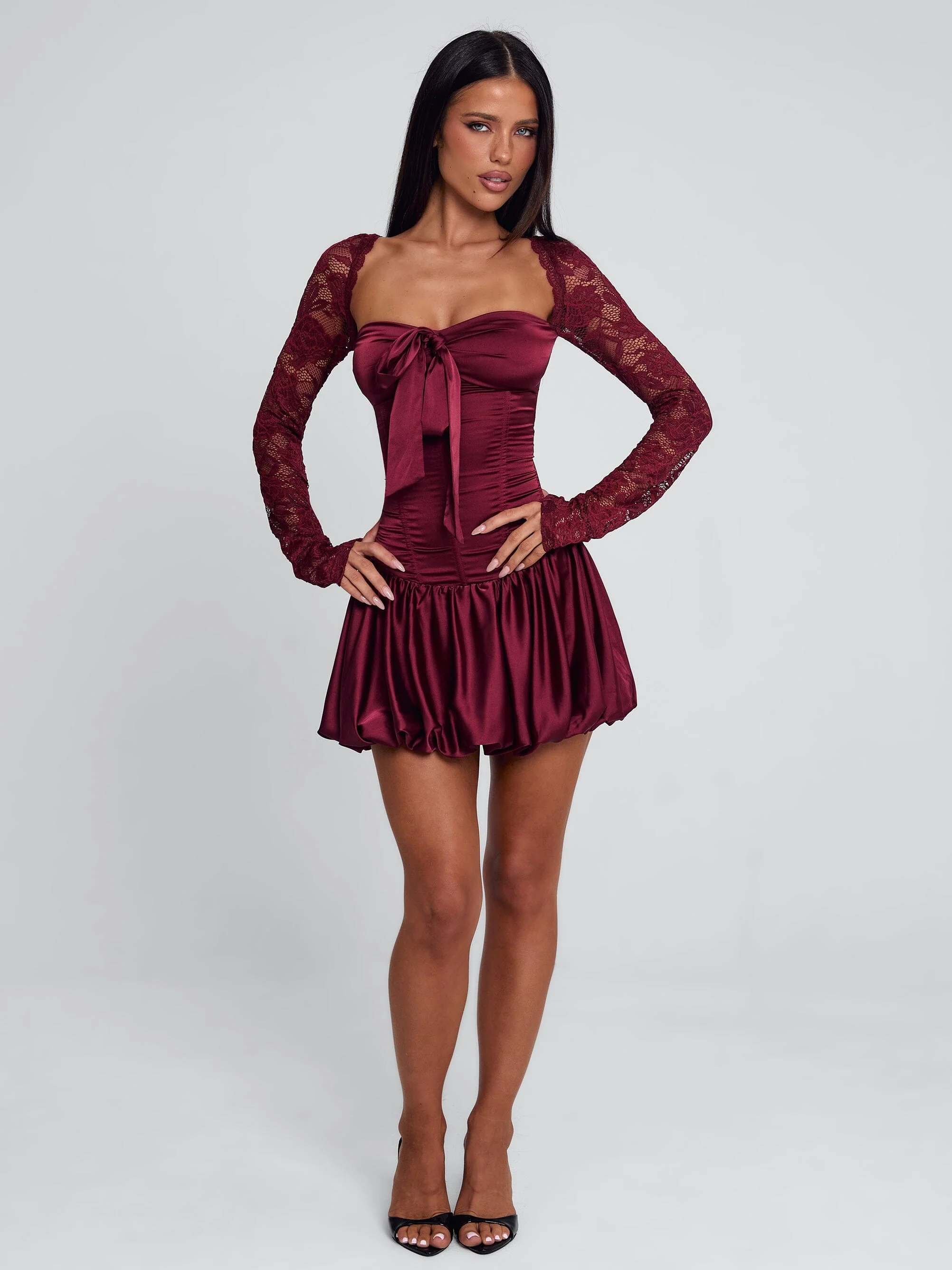 LEVIANA MINI DRESS RED - Image 6