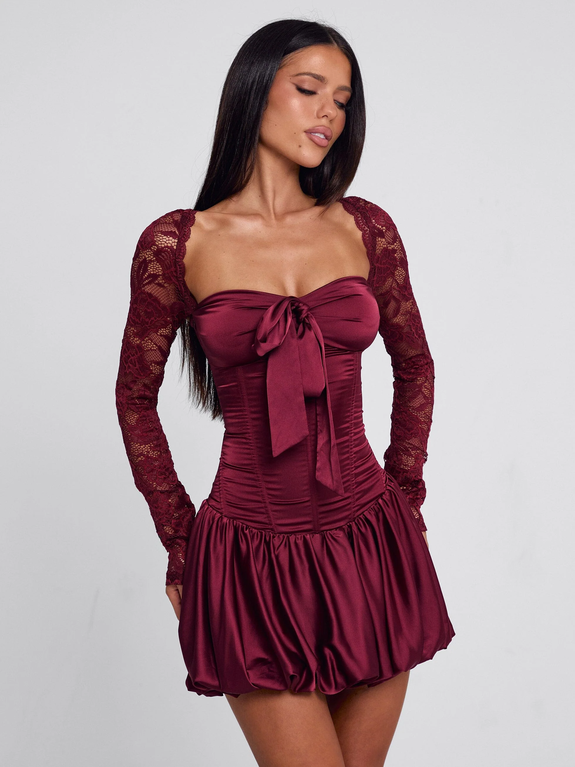 LEVIANA MINI DRESS RED - Image 7