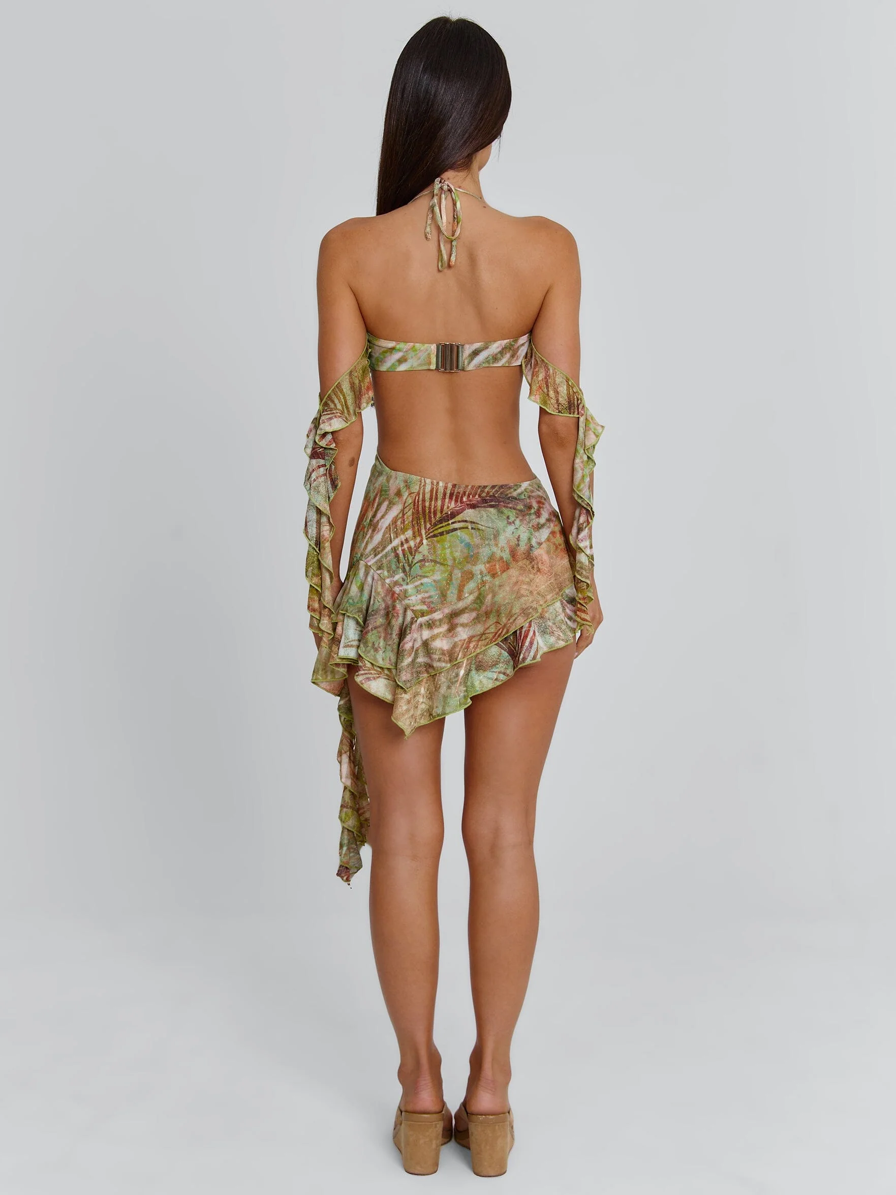 LOLA MINI DRESS LAGRONO SAGE - Image 5
