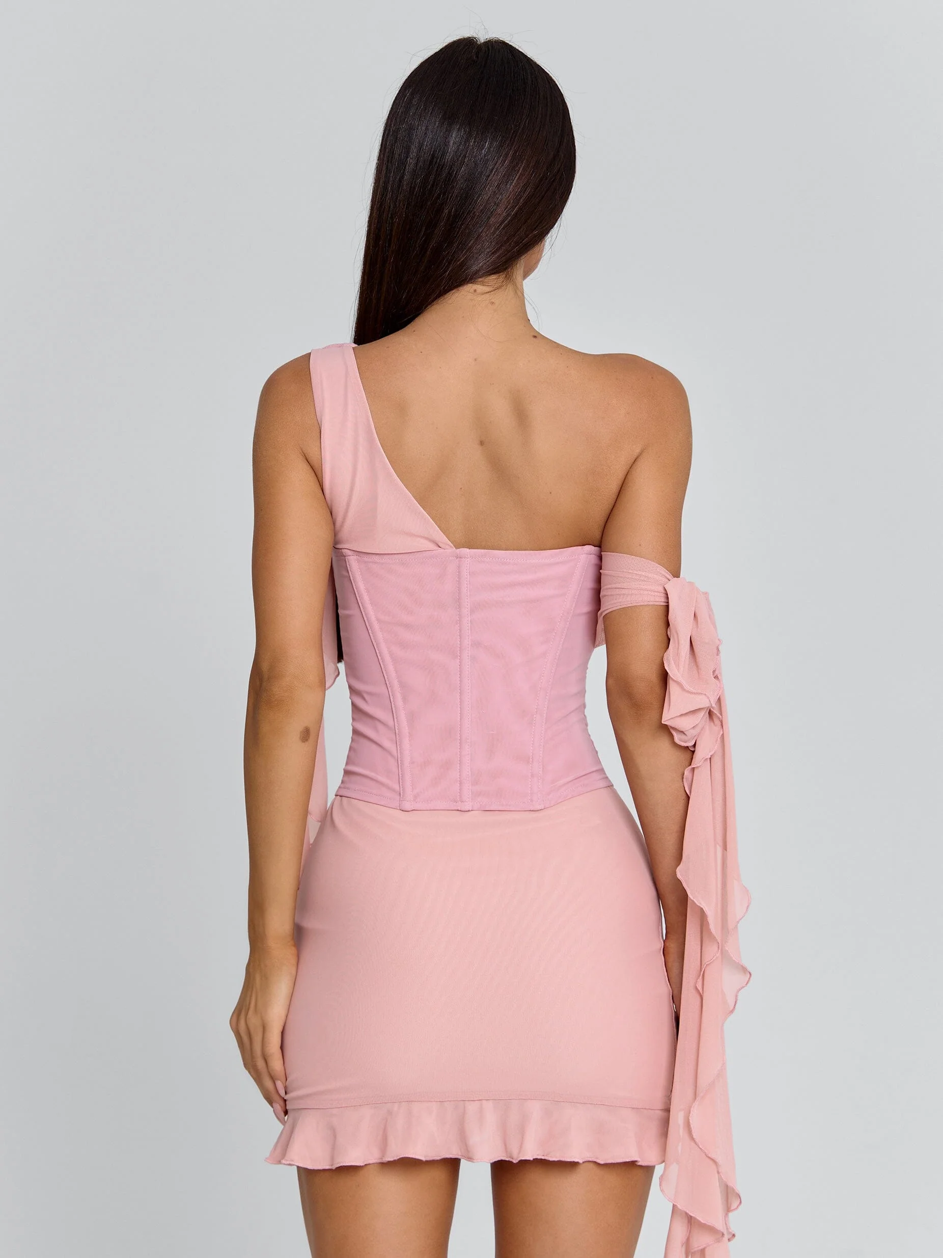 LORETO MINI DRESS PINK - Image 7
