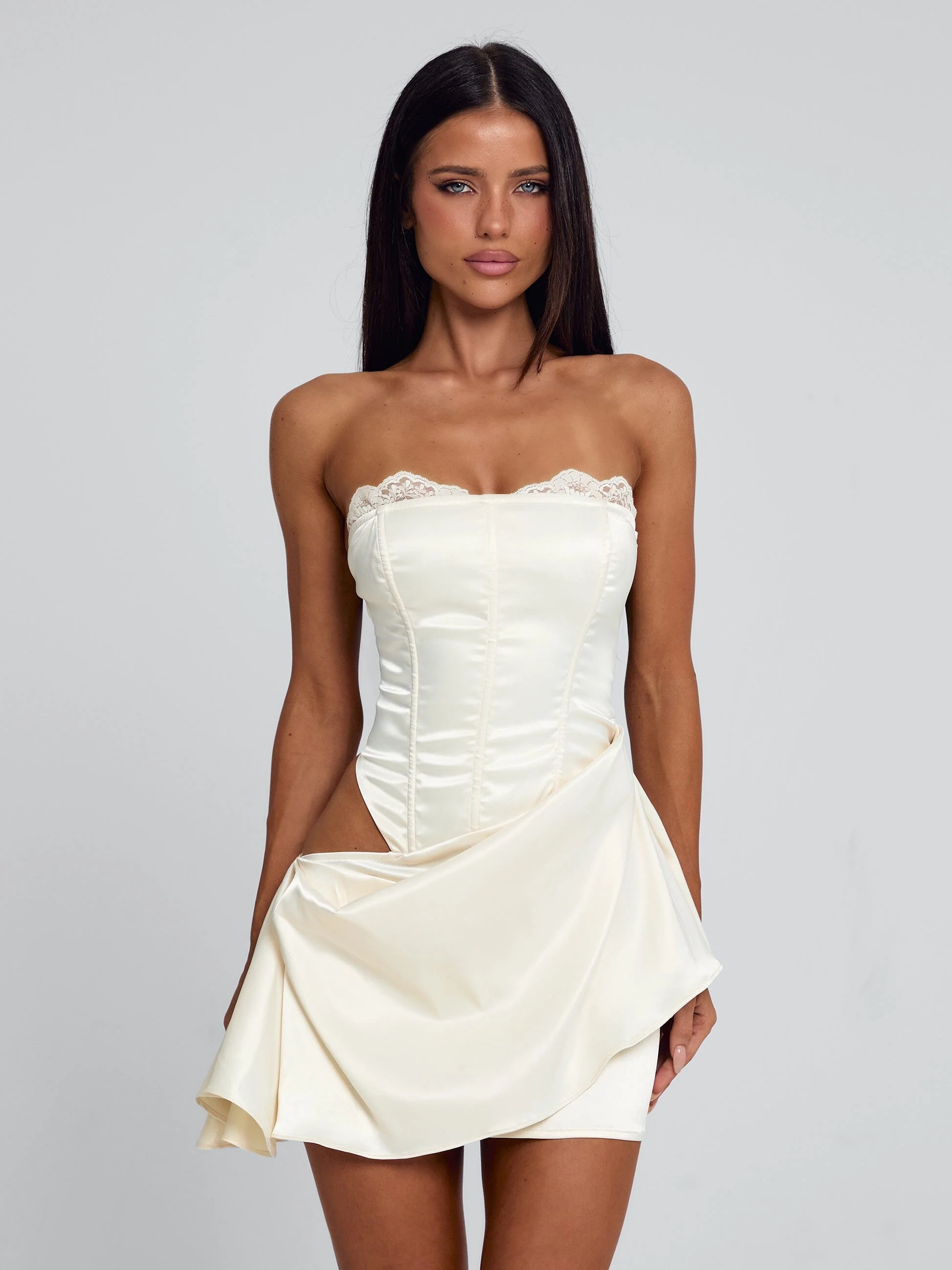 MALOLO MINI DRESS IVORY - Image 3