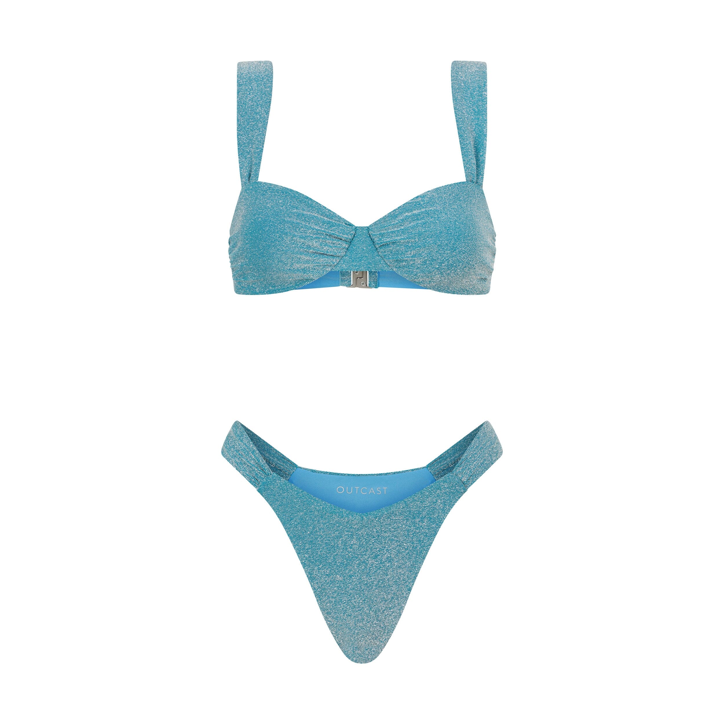MALTA TOP TEAL SHIMMER - Image 3