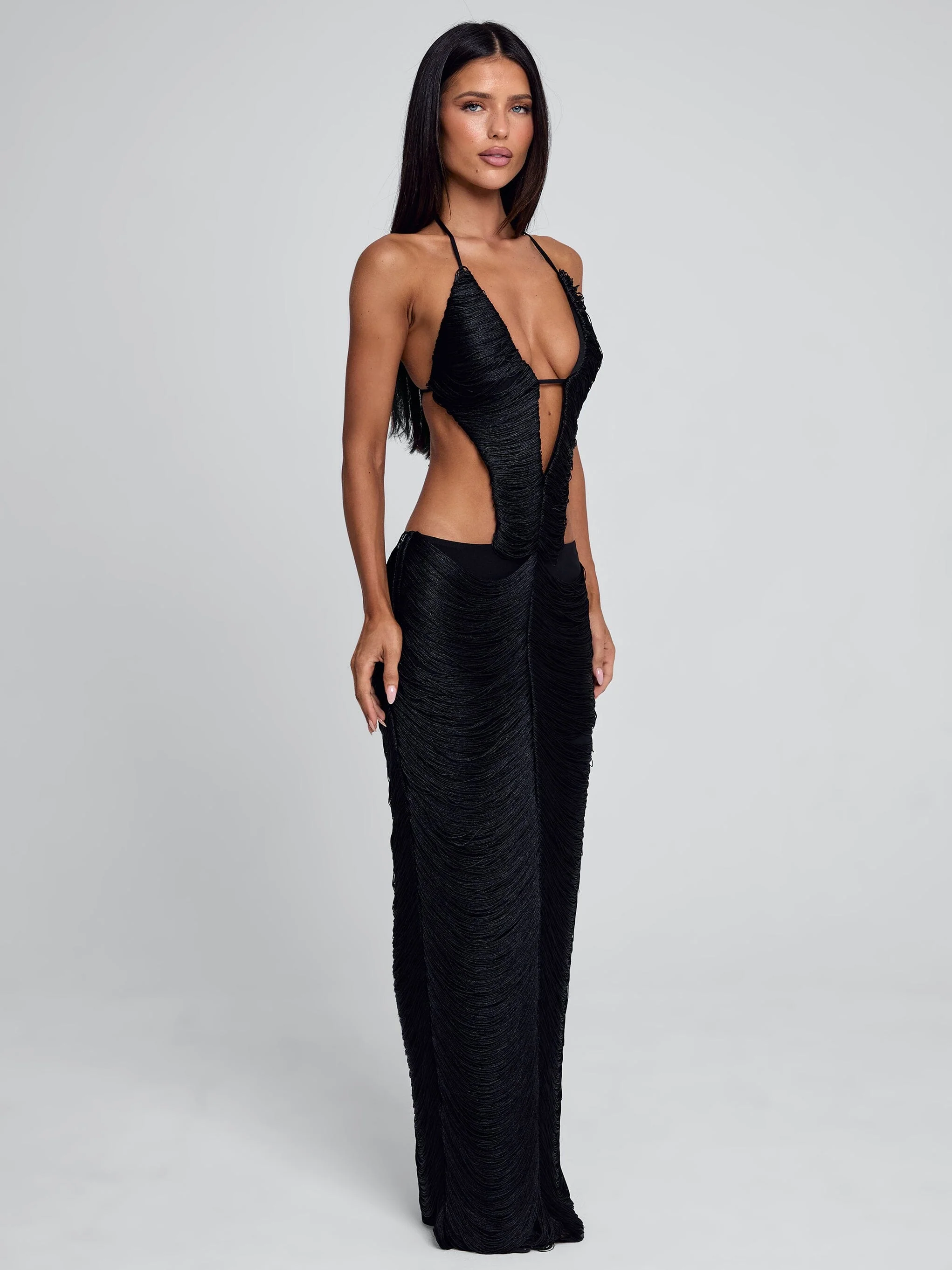 MAREN MAXI DRESS BLACK - Image 3