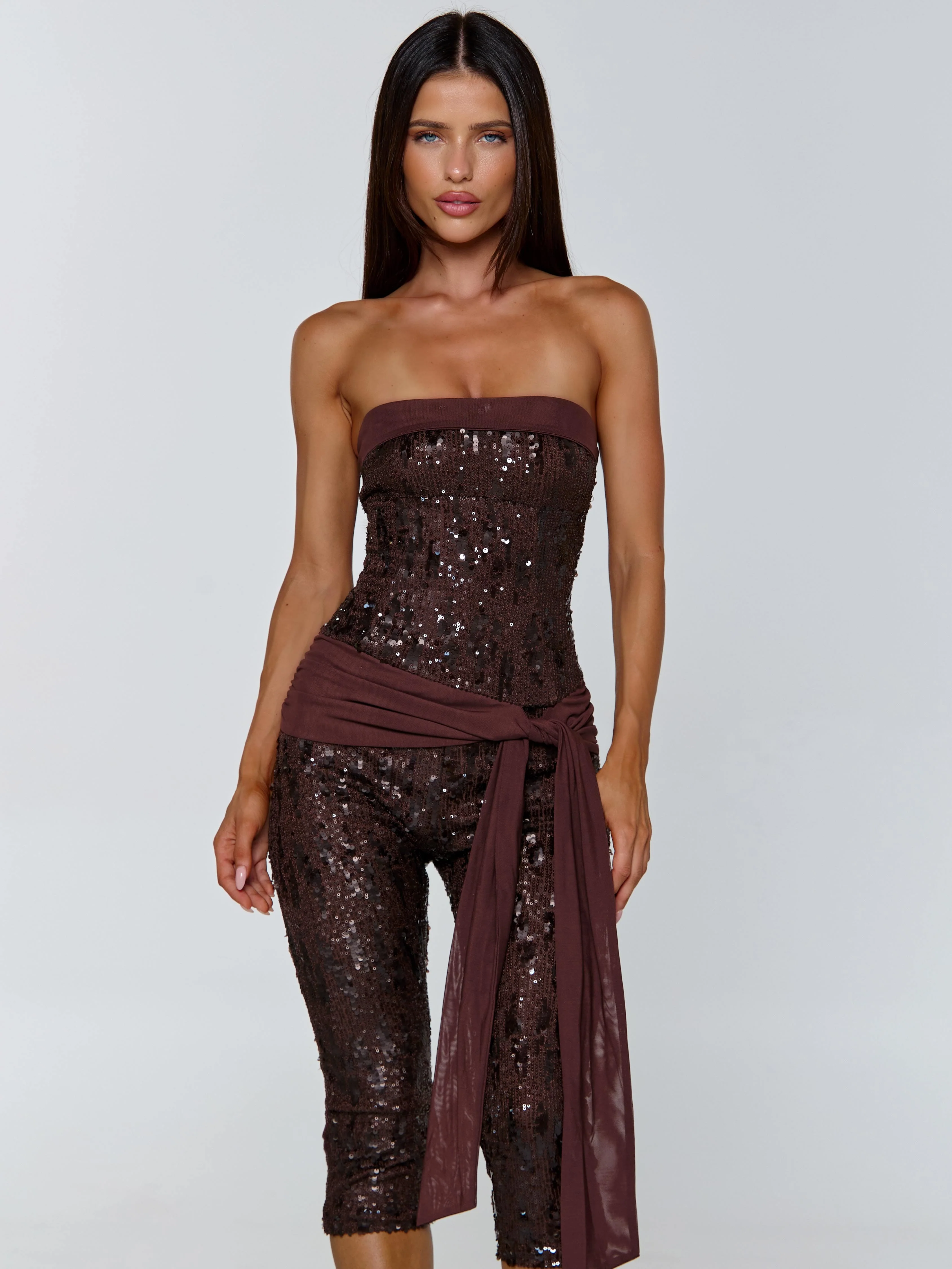 MARIELLA JUMPSUIT CHOCOLATE - Image 5