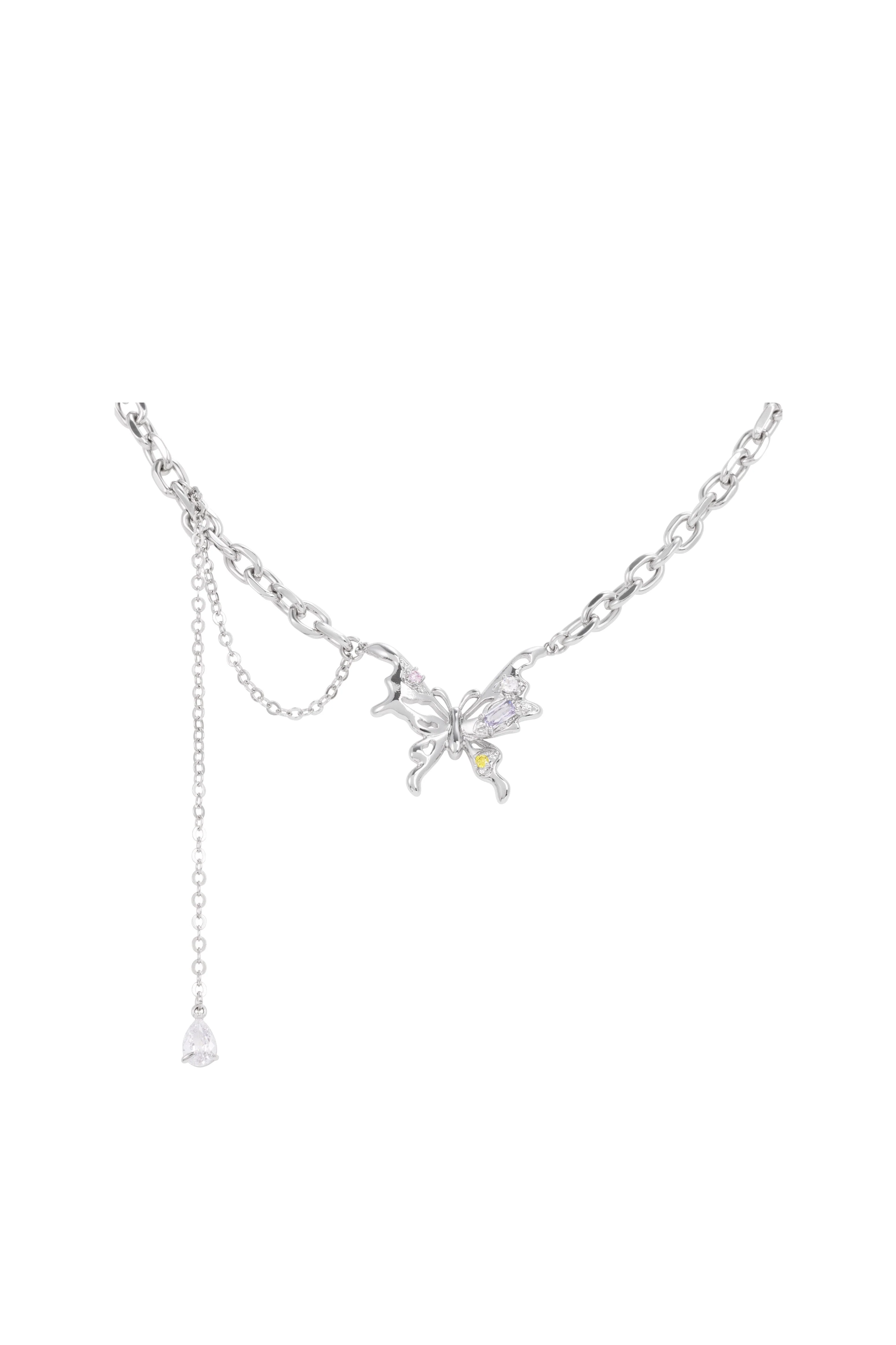 MARIPOSA NECKLACE SILVER - Image 2