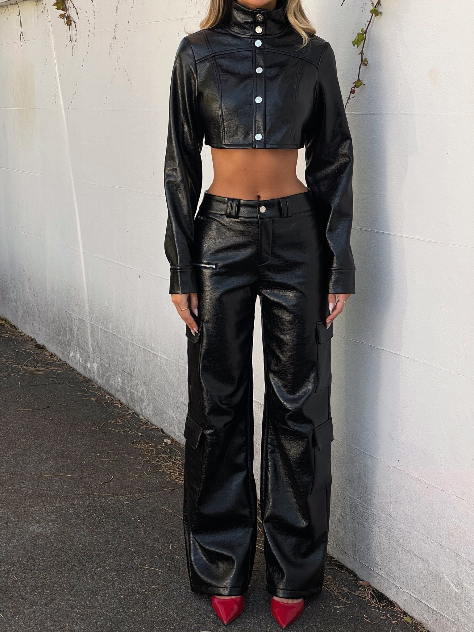 MENDEZ JACKET BLACK PU - Image 5