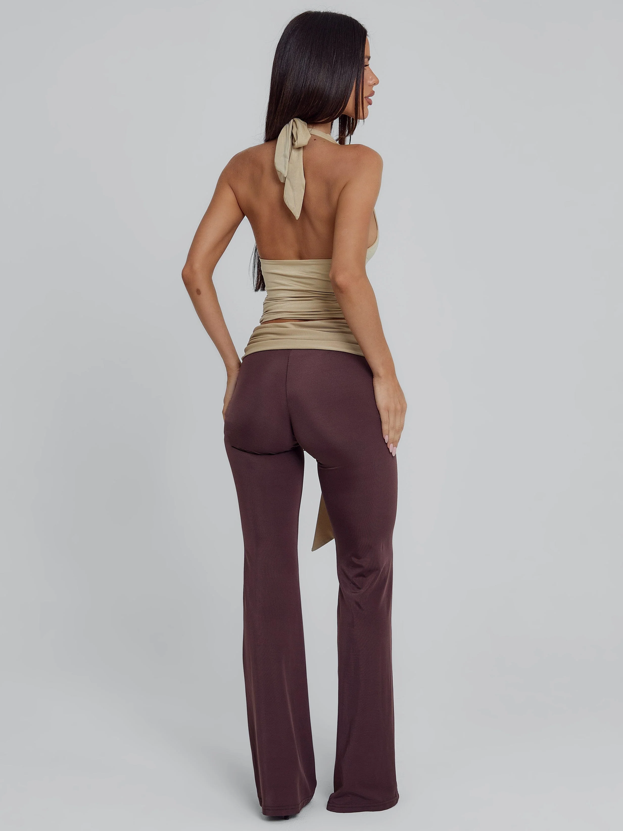 MINNA PANT BROWN TAN - Image 6