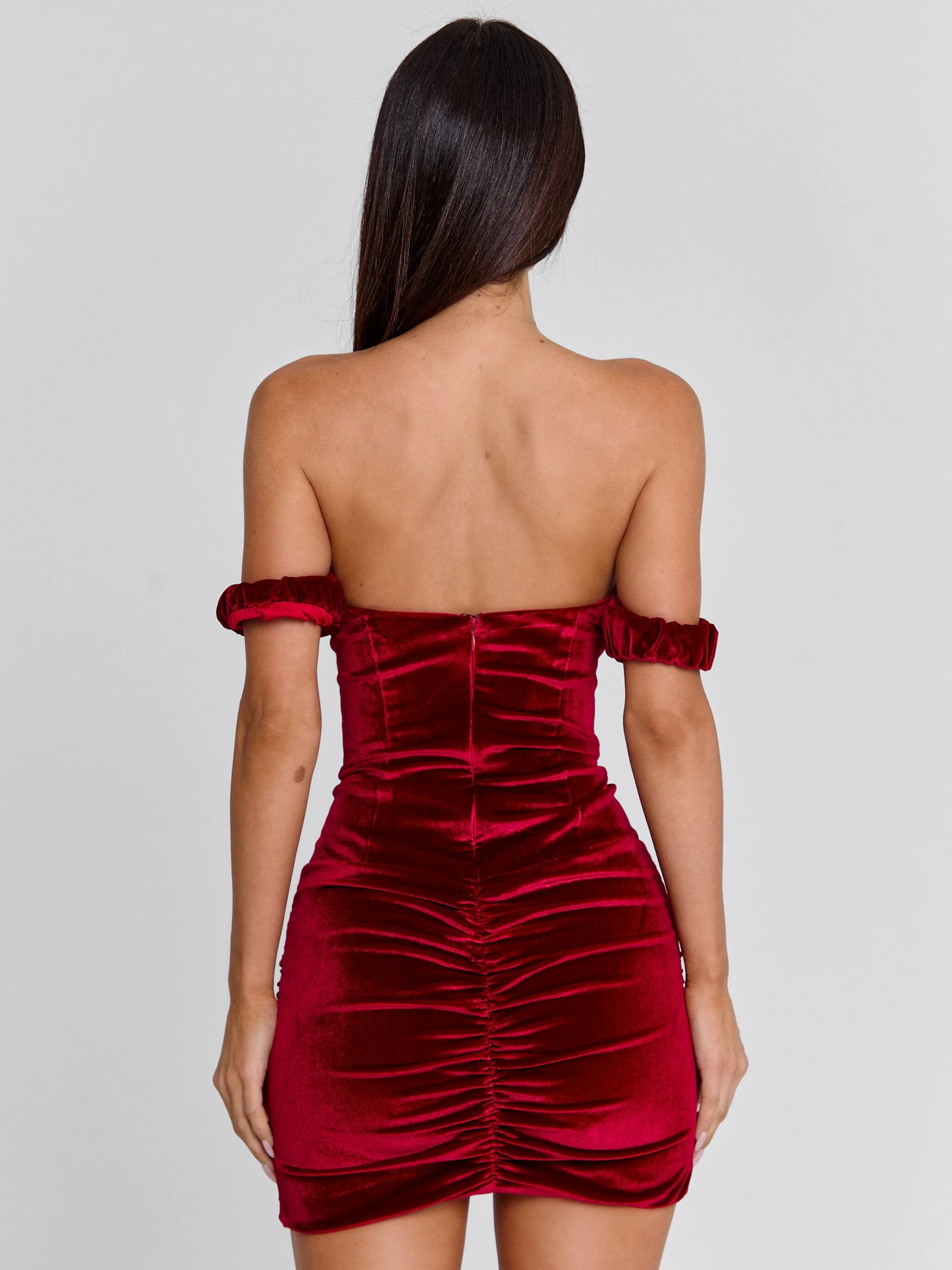 NARNIE MINI DRESS RED - Image 8