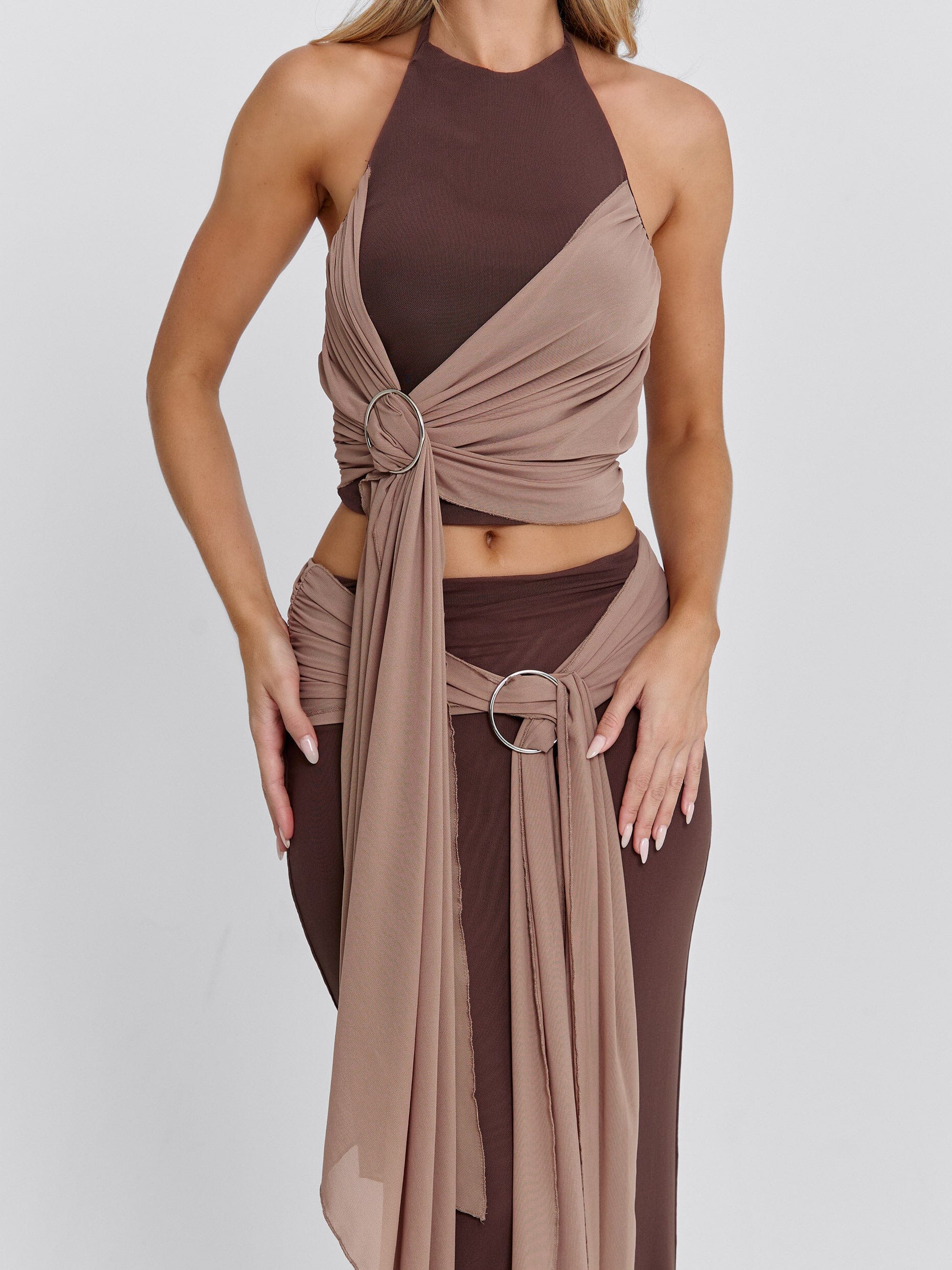 NERINA TOP CHOCOLATE - Image 3