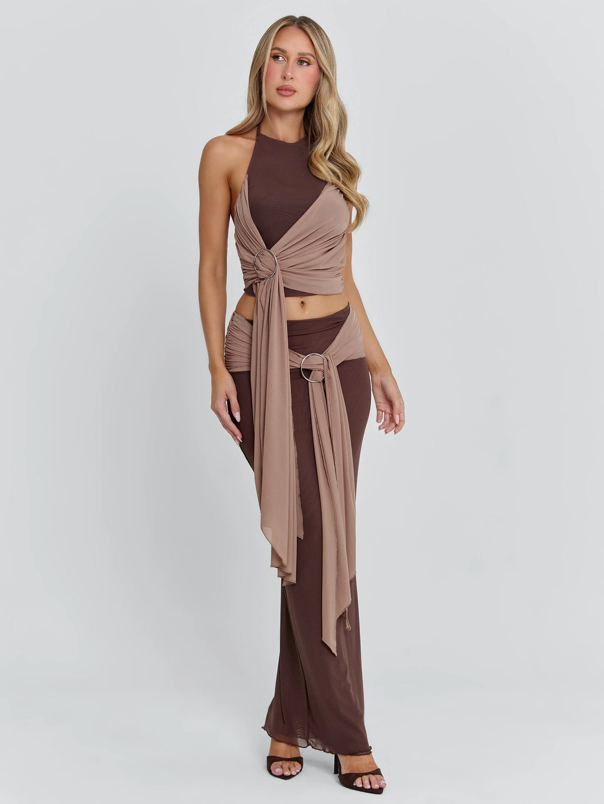 NERINA TOP CHOCOLATE - Image 4