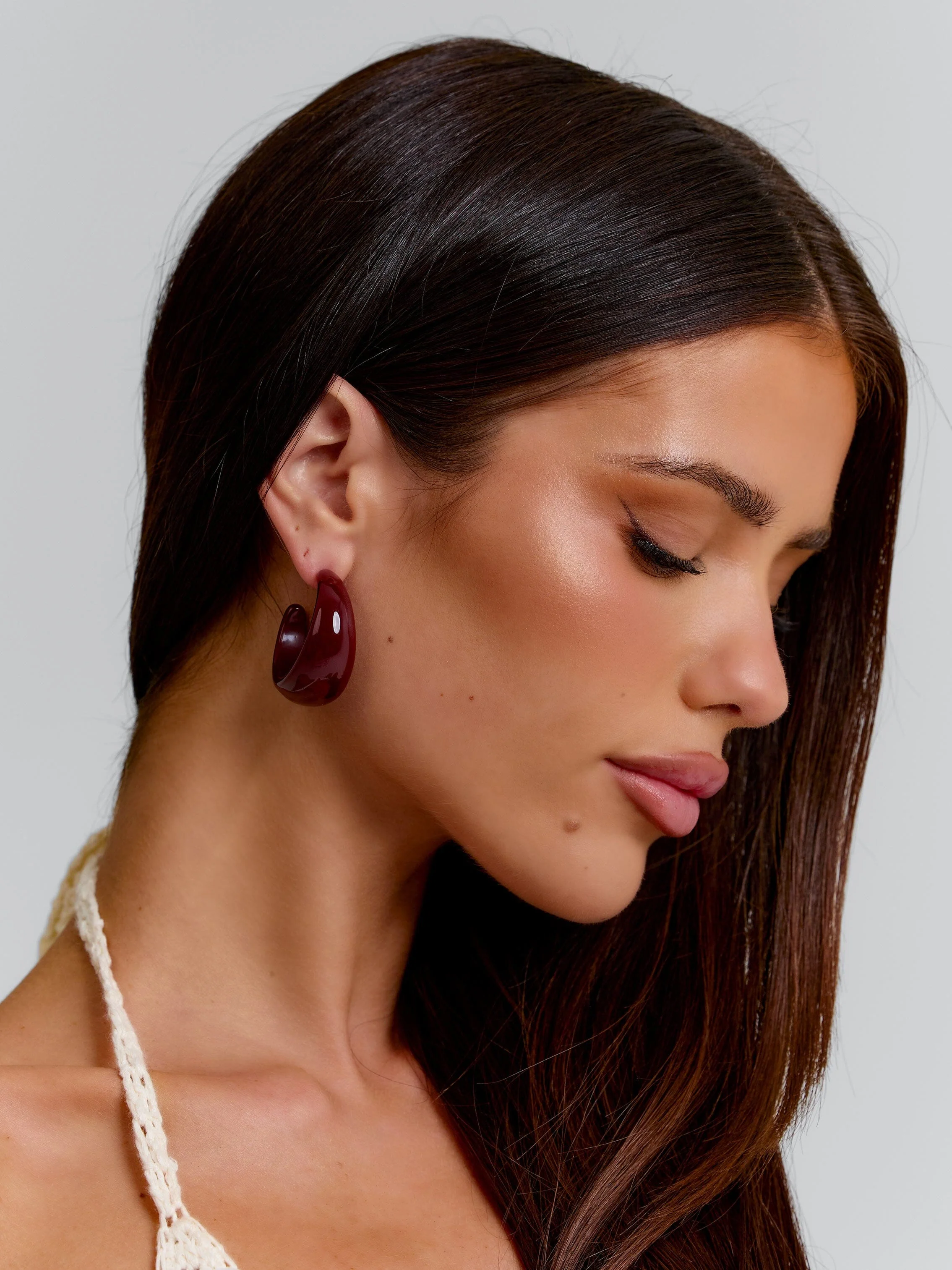 NEVE EARRINGS RED - Image 2