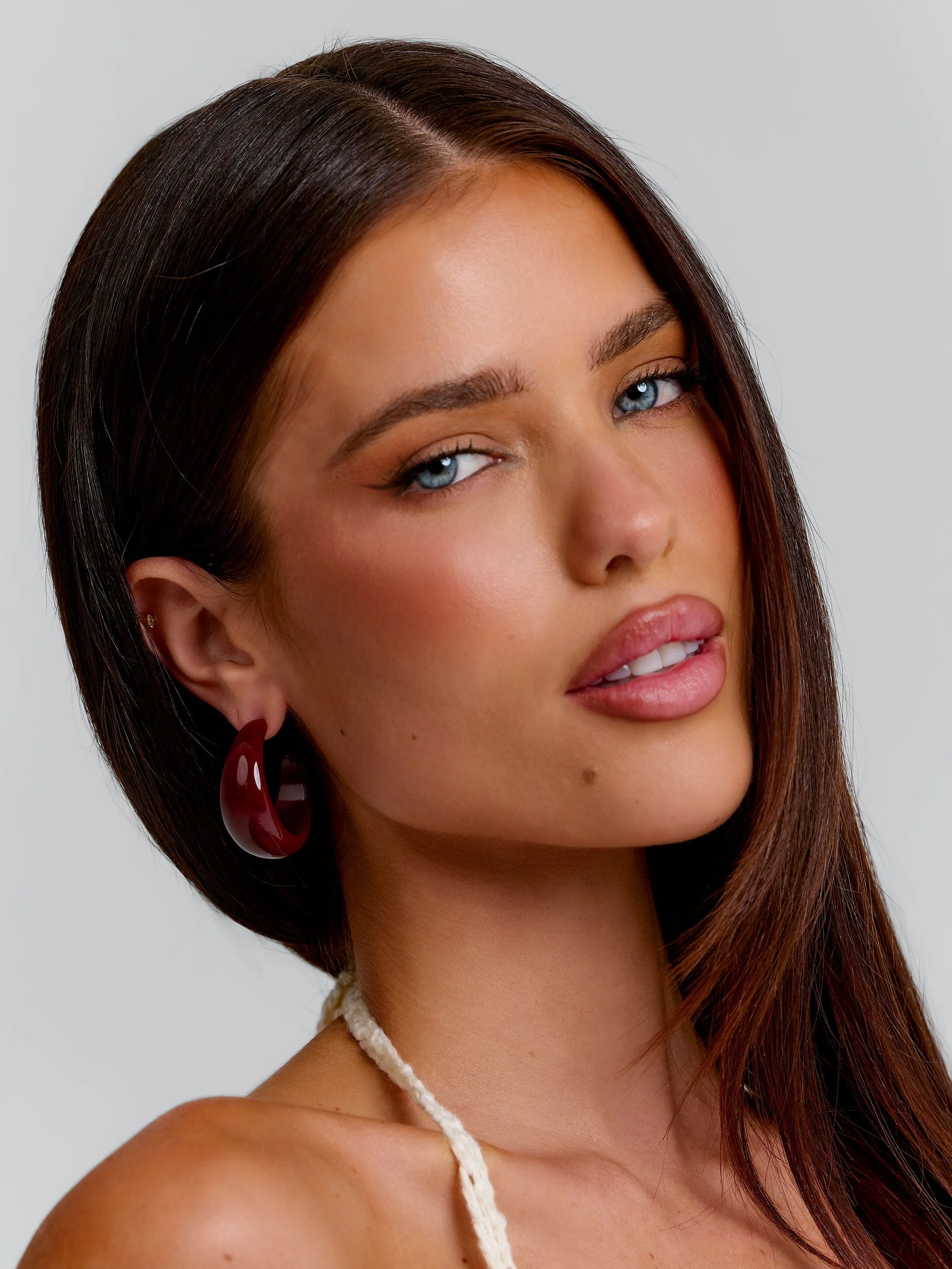 NEVE EARRINGS RED - Image 4